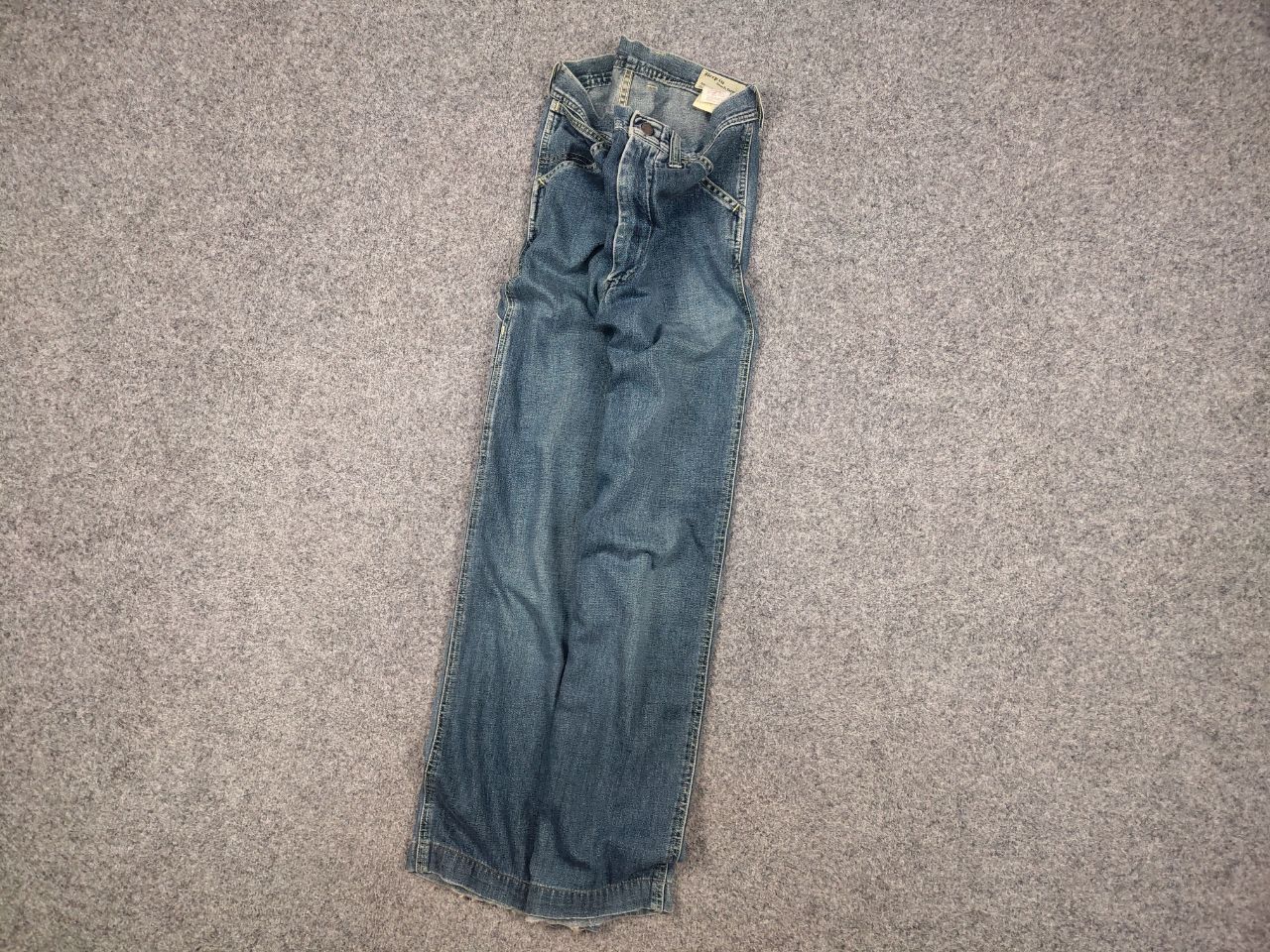 Japanese Brand Vintage Bartack System-u Japanese Denim Faded Jeans Scovill Size US 30 / EU 46 - 2 Thumbnail