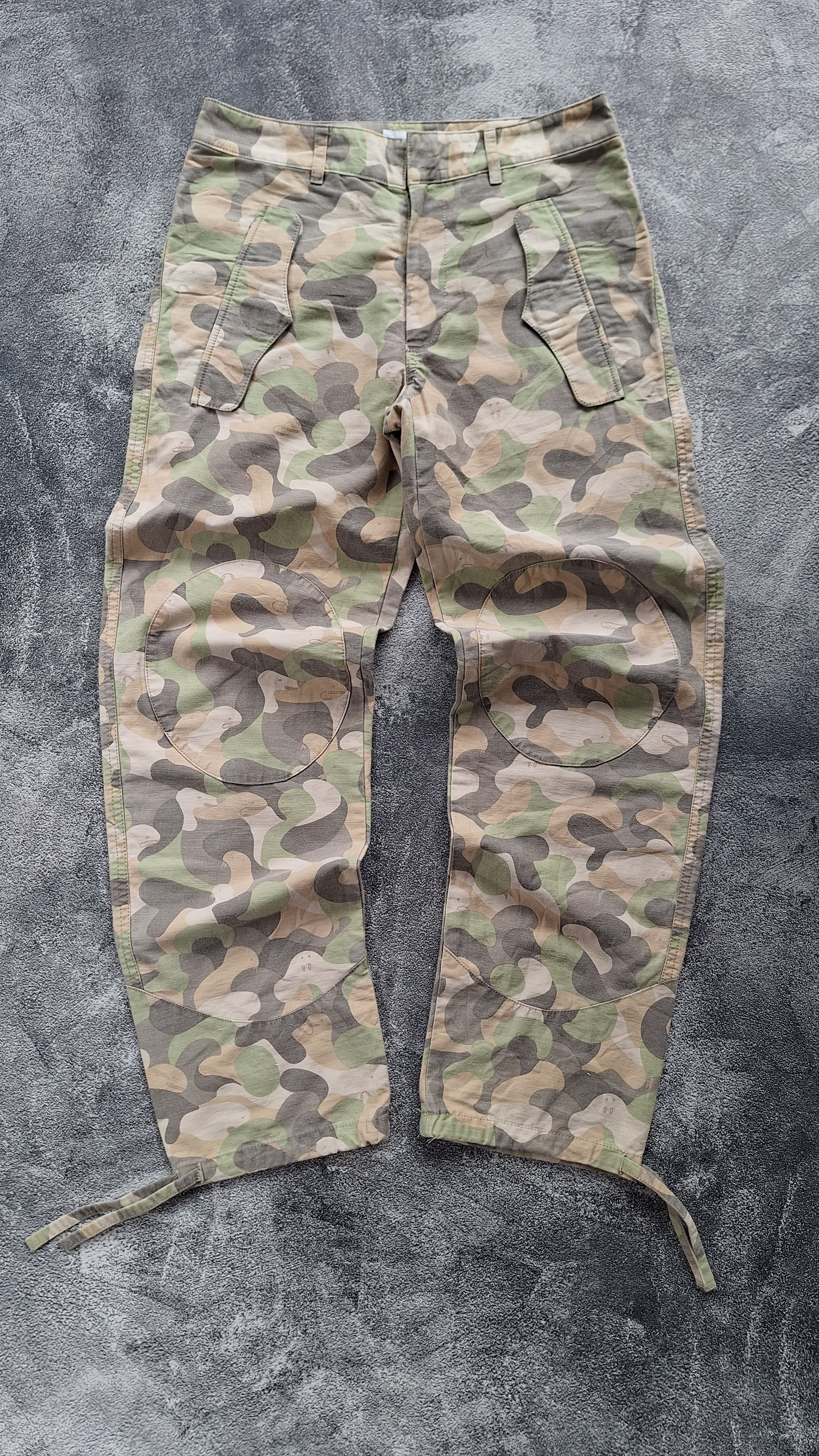 image of By Issey Miyake Trouser Pants in Camo, Men's (Size 29)