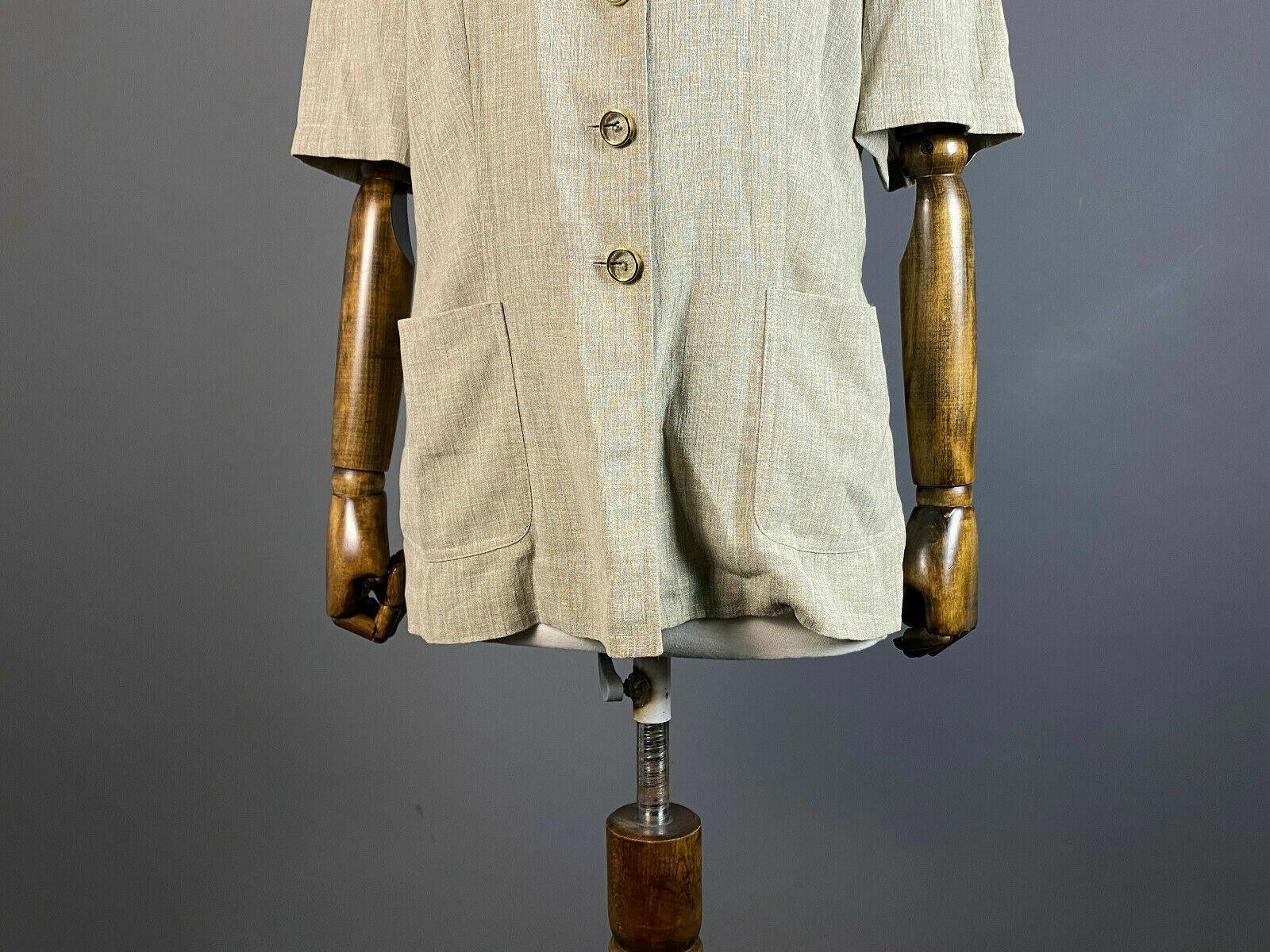 Escada Escada Beige Polyester Light Blazer Jacket Size 40 Size M / US 6-8 / IT 42-44 - 3 Thumbnail