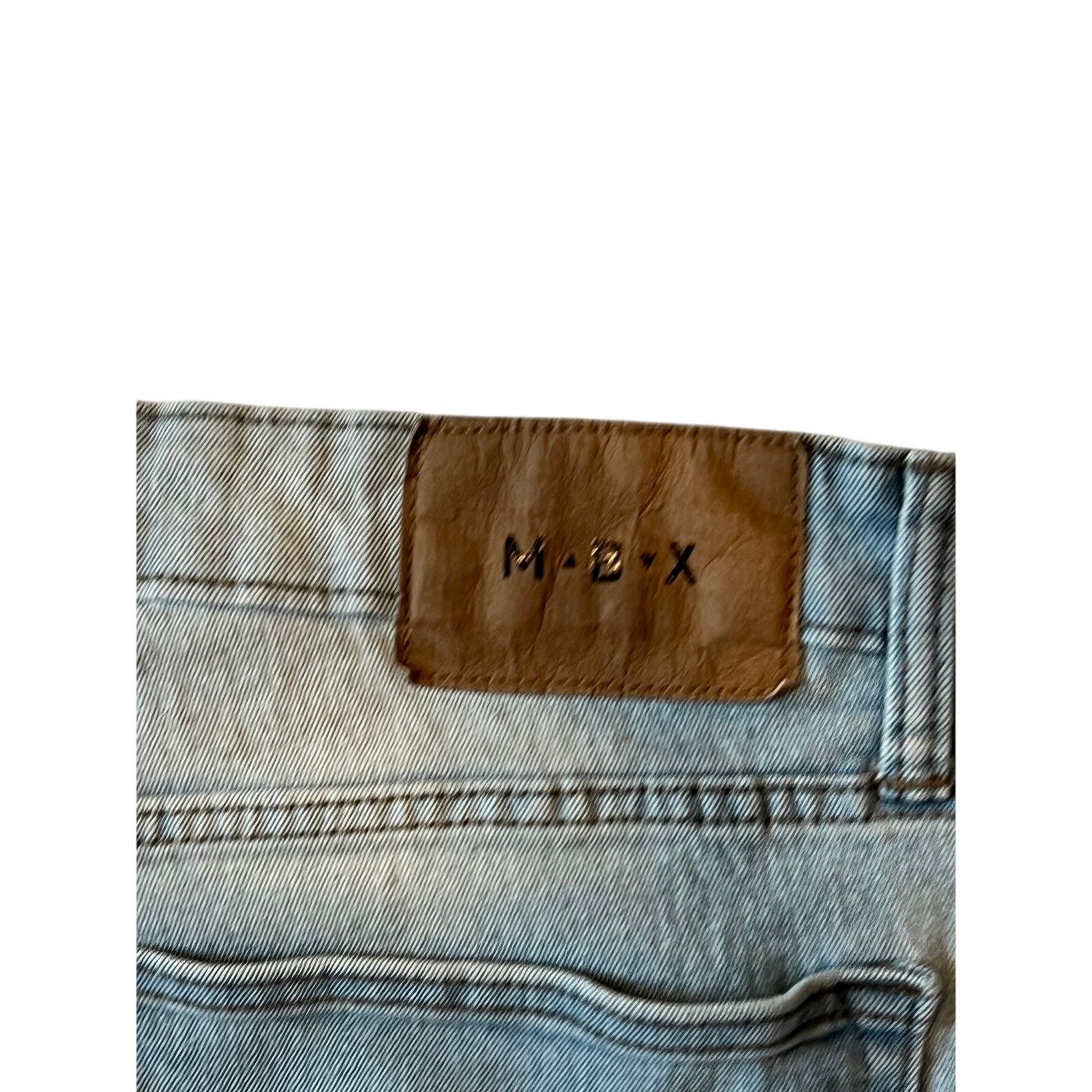 MBX MBX Slim Fit Blue Jeans Mens 36x32 Size US 36 / EU 52 - 4 Thumbnail