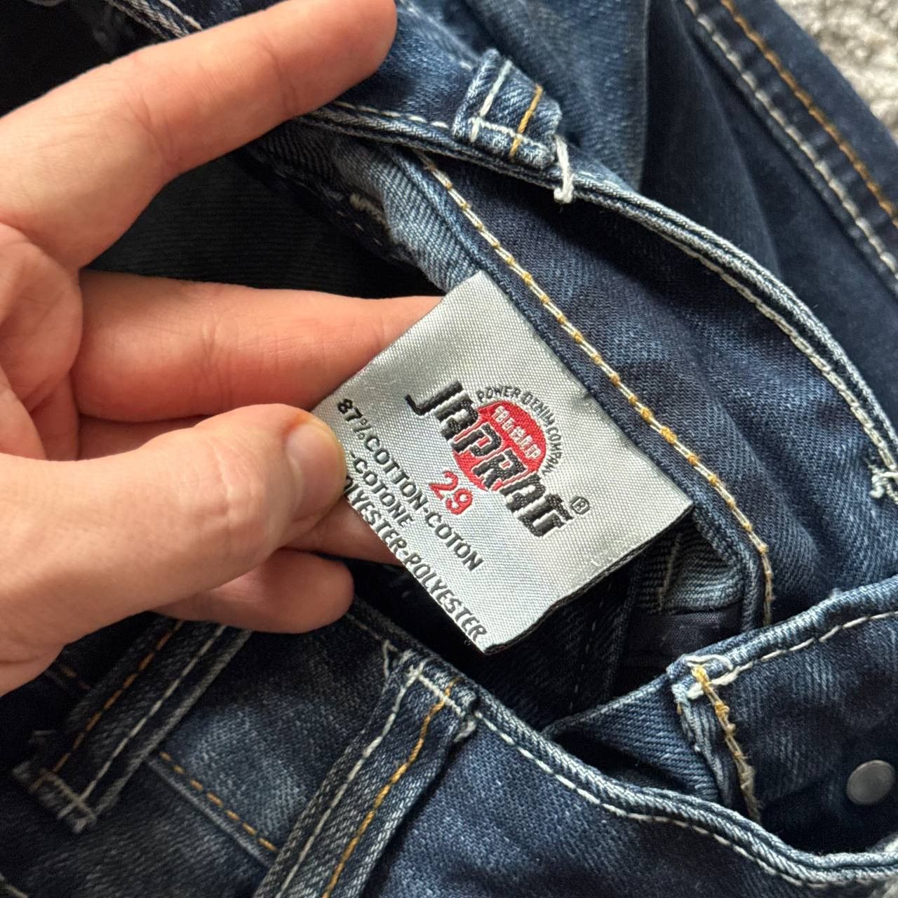 Japanese Brand Vintage Archive Japrag by Okishana Samoki Patch Work Jeans Size US 29 - 15 Thumbnail