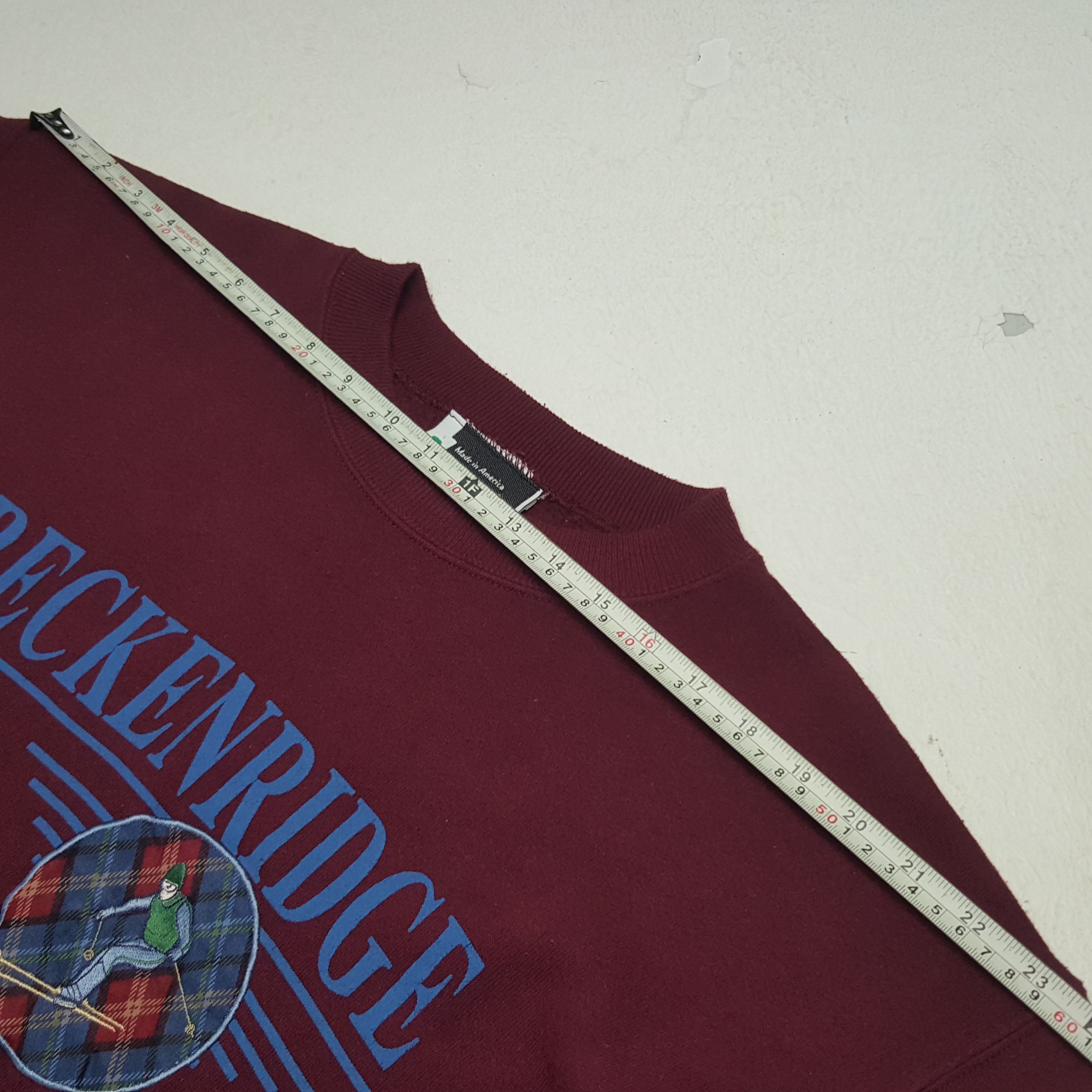 Vintage Vintage Breckenridge American Ski Sports Sweatshirt Size US M / EU 48-50 / 2 - 10 Thumbnail