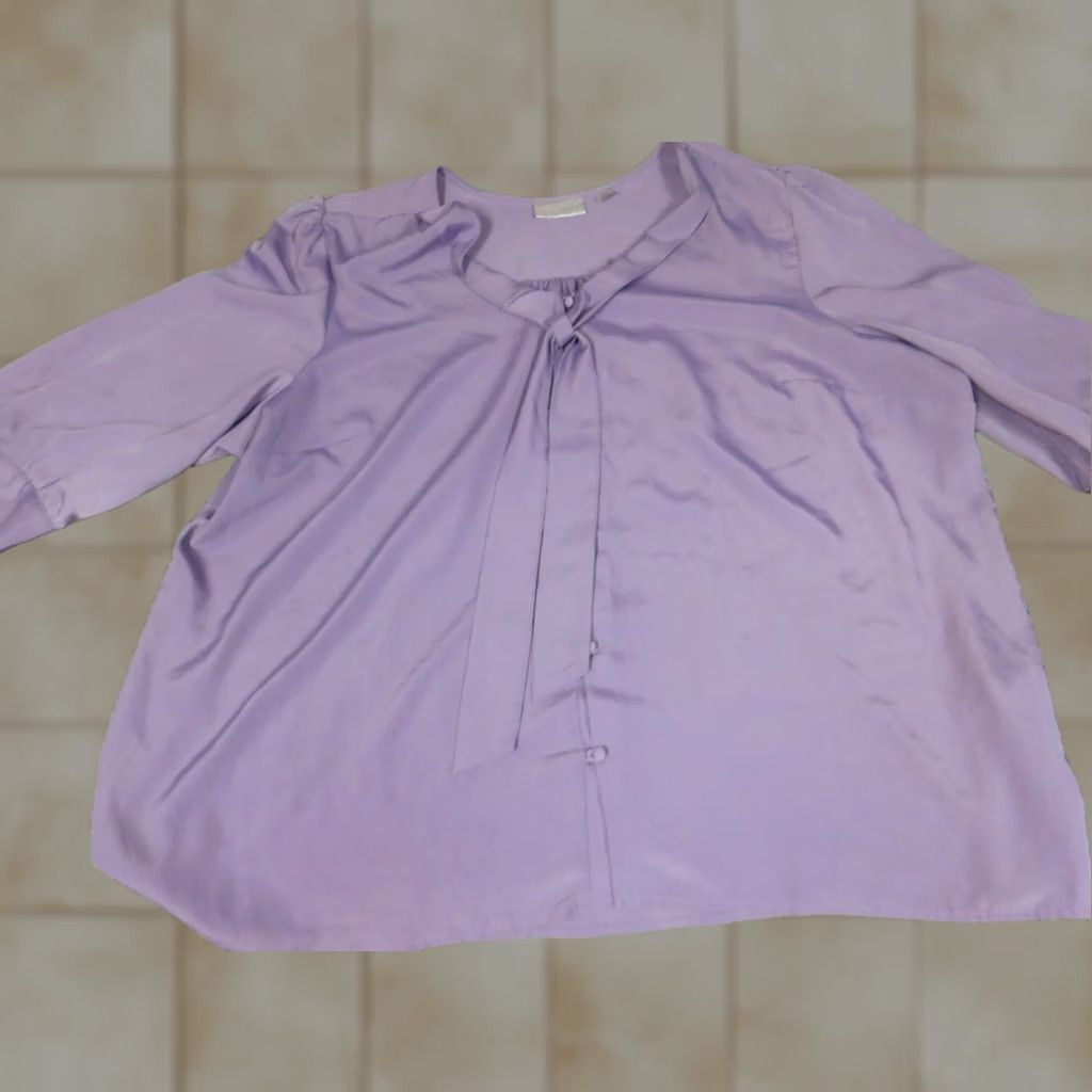 Avenue Avenue Womens Floral Pullover Top - 28 Purple Size 4XL / US 24-26 - 1 Thumbnail