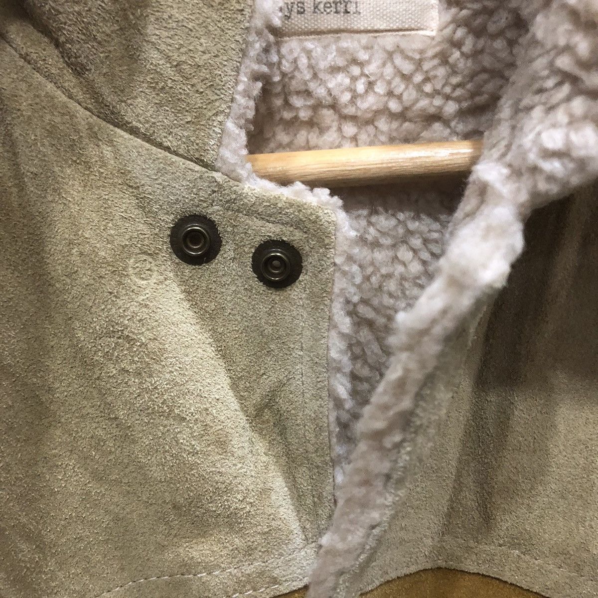 Japanese Brand × Leather Inpaichthys Kerri Cowhide Suede Boa Jacket Size US M / EU 48-50 / 2 - 4 Thumbnail