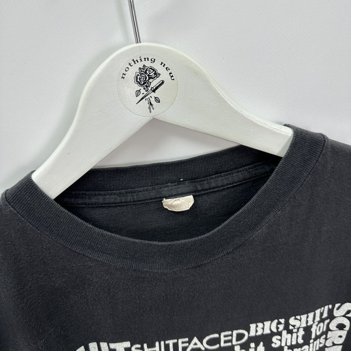 Vintage Vintage 90s Bull Shit fonts humor washed tee y2k hype rare Size US XL / EU 56 / 4 - 5 Thumbnail