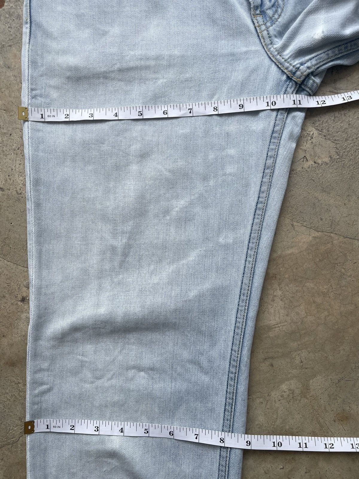 Levi's Vintage Levi’s 502 Light Wash Thrashed Distressed Denim Size US 30 / EU 46 - 18 Thumbnail