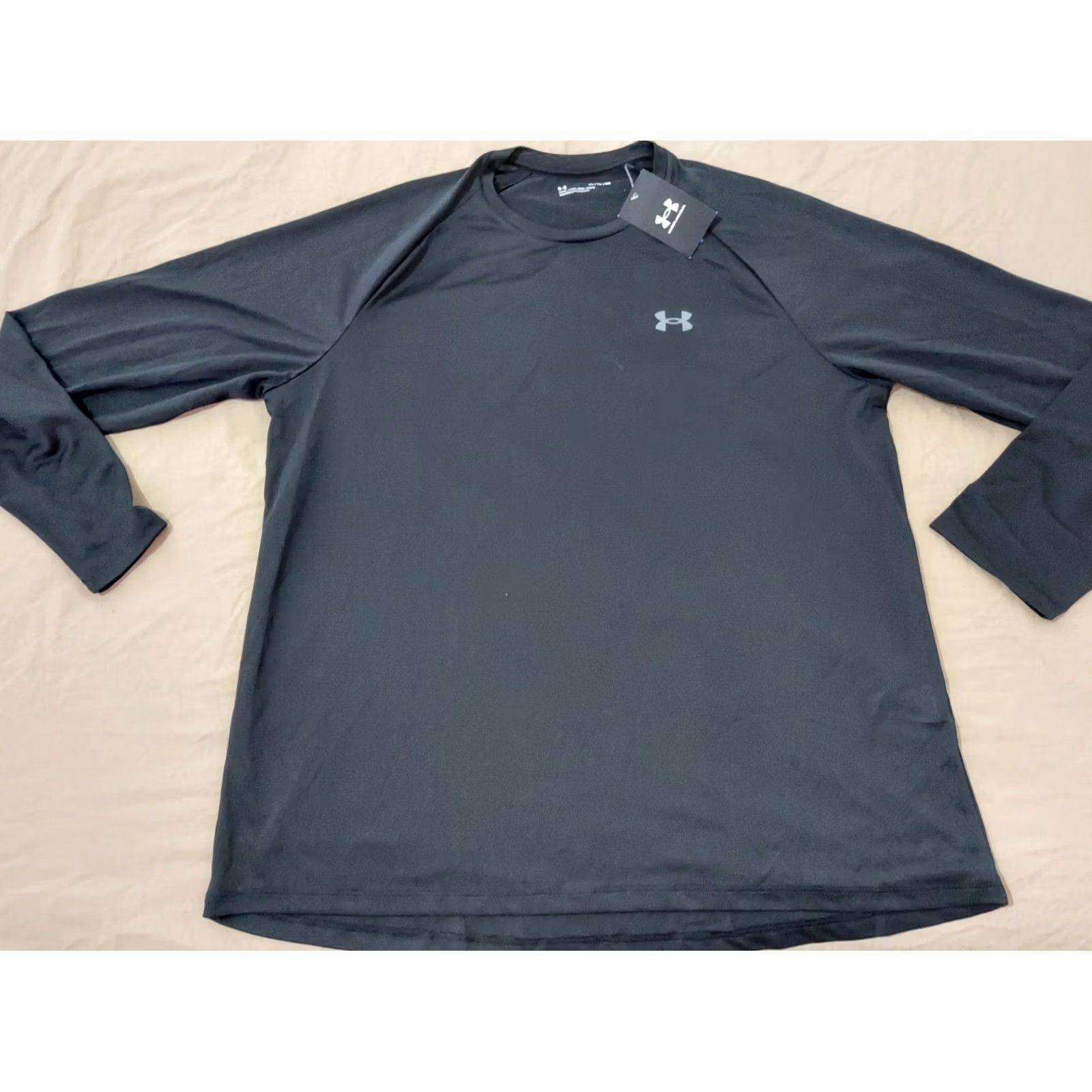 Under Armour Under Armour Shirt XL Black Long Sleeve Mens Athletic Gym Workout T-Shirt Size US XL / EU 56 / 4 - 4 Thumbnail