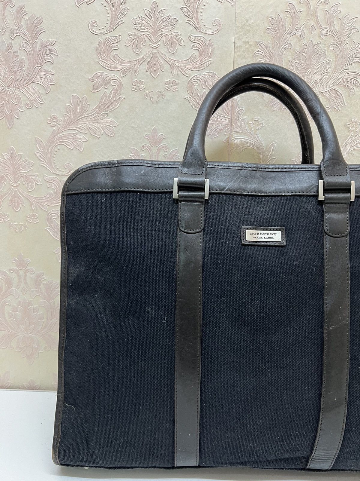 Burberry Vintage Burberry Black Label Office Handle Bag Size ONE SIZE - 4 Thumbnail