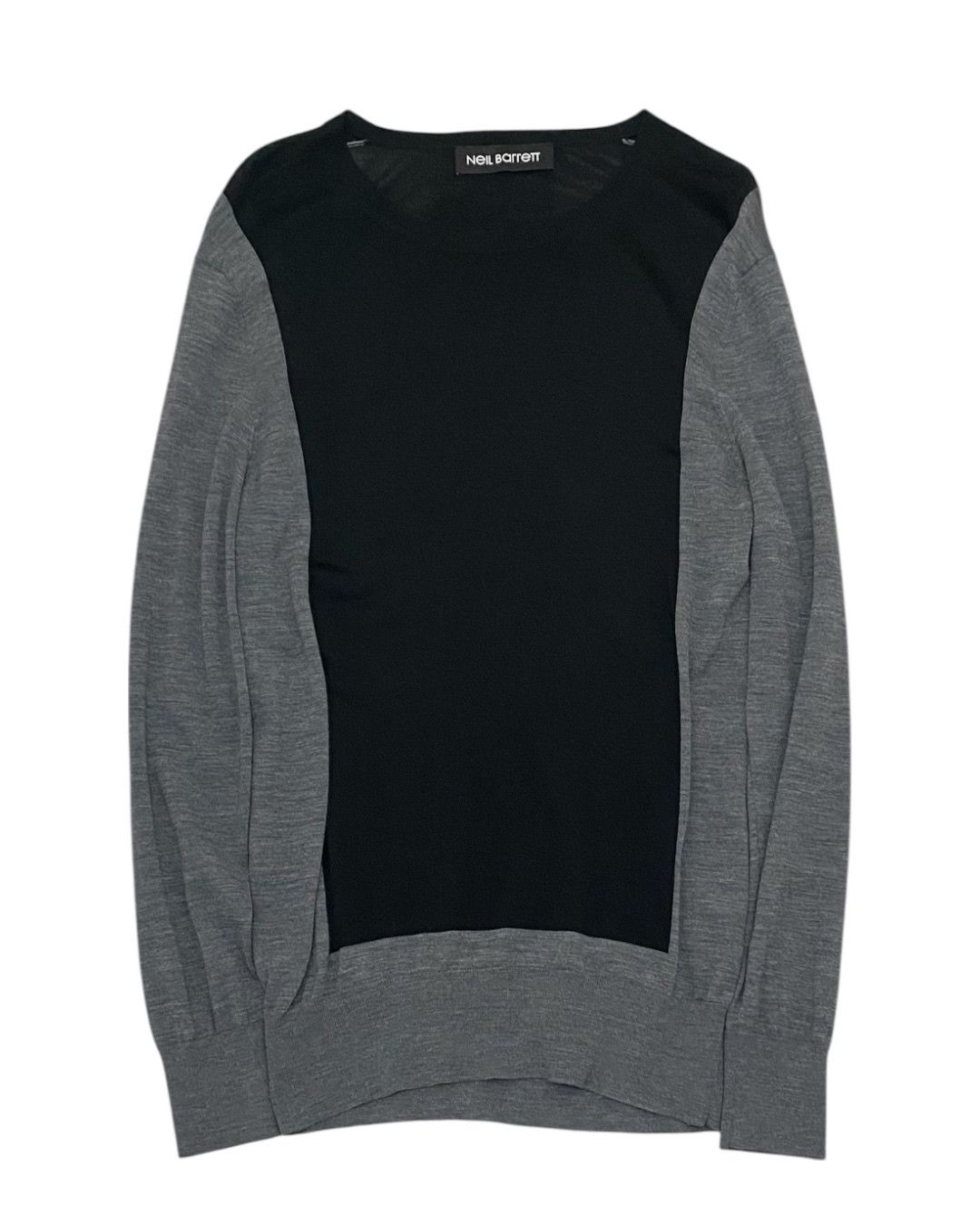 Neil Barrett Neil Barrett Color Block Knit Sweater Size US M / EU 48-50 / 2 - 1 Thumbnail