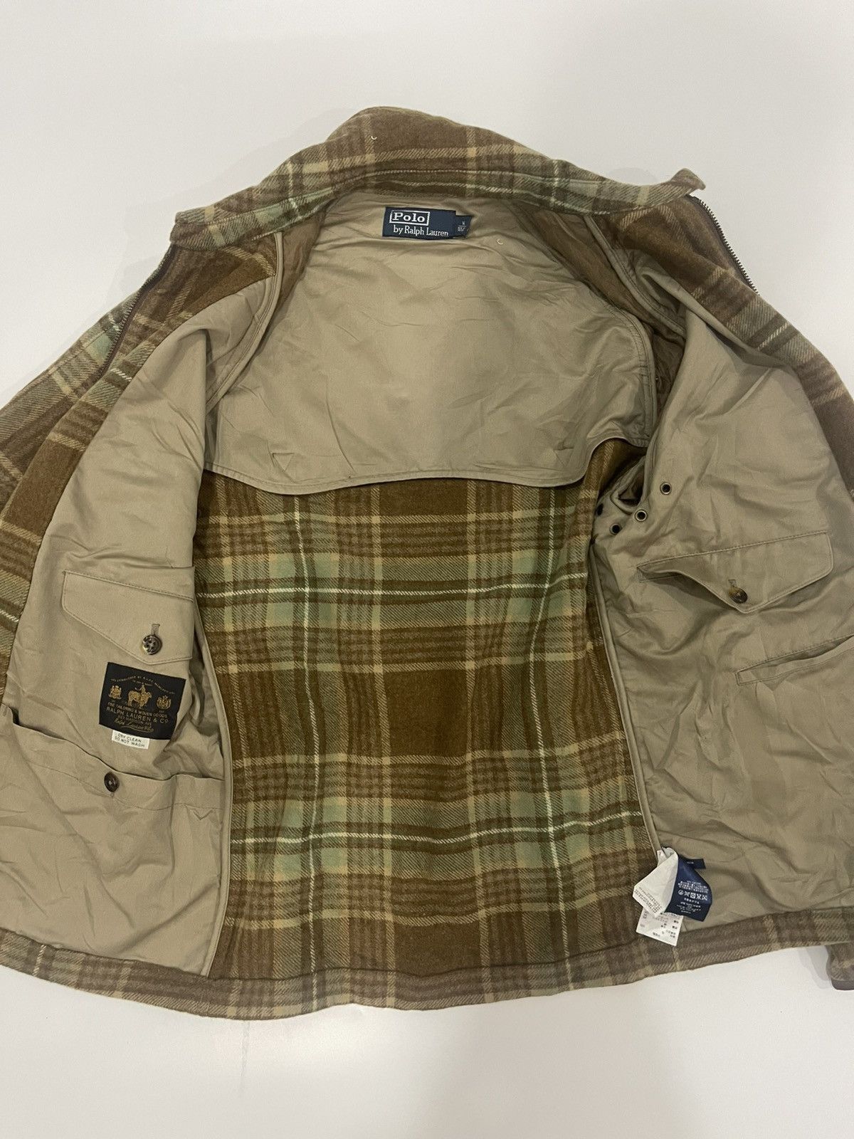 Polo Ralph Lauren Polo Ralph Lauren Plaind Suede-Trim twill BOmber jacket Size US M / EU 48-50 / 2 - 9 Thumbnail