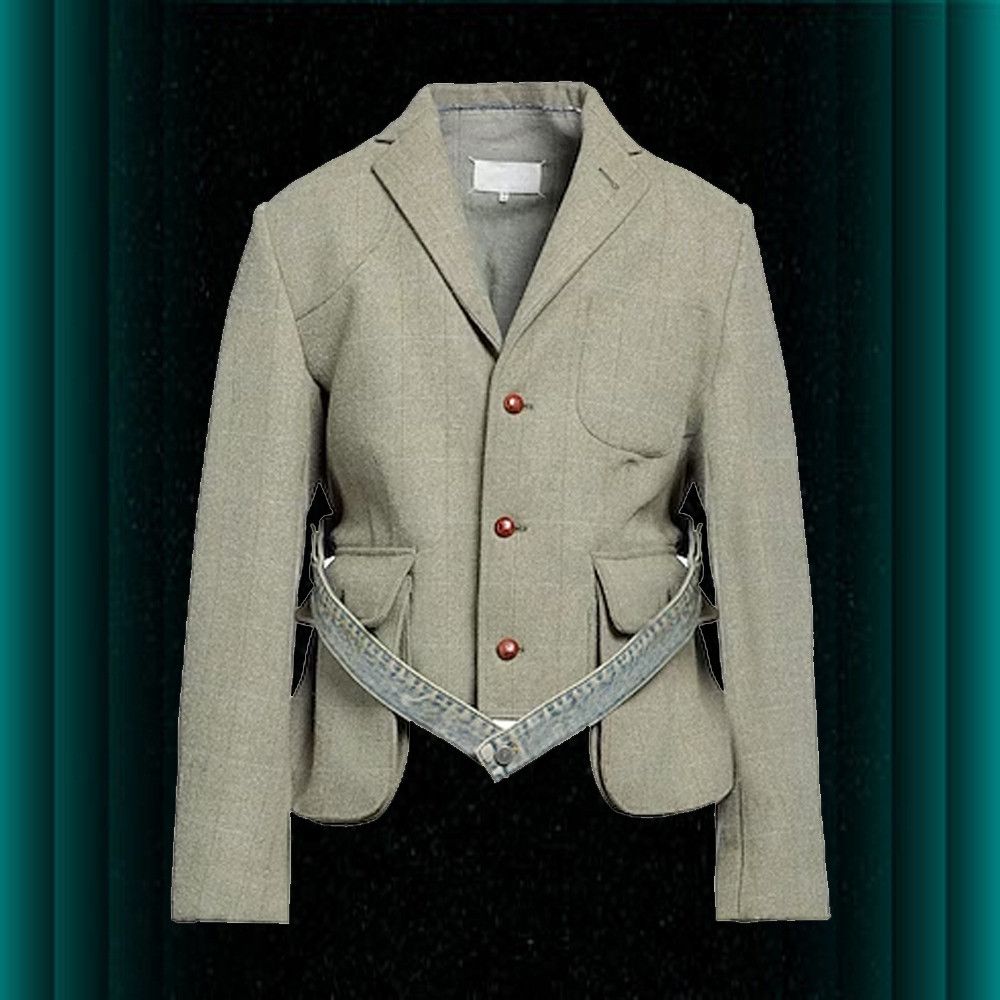 Maison Margiela o1y0224 Blazers in Sage Green Size US M / EU 48-50 / 2 - 1 Thumbnail