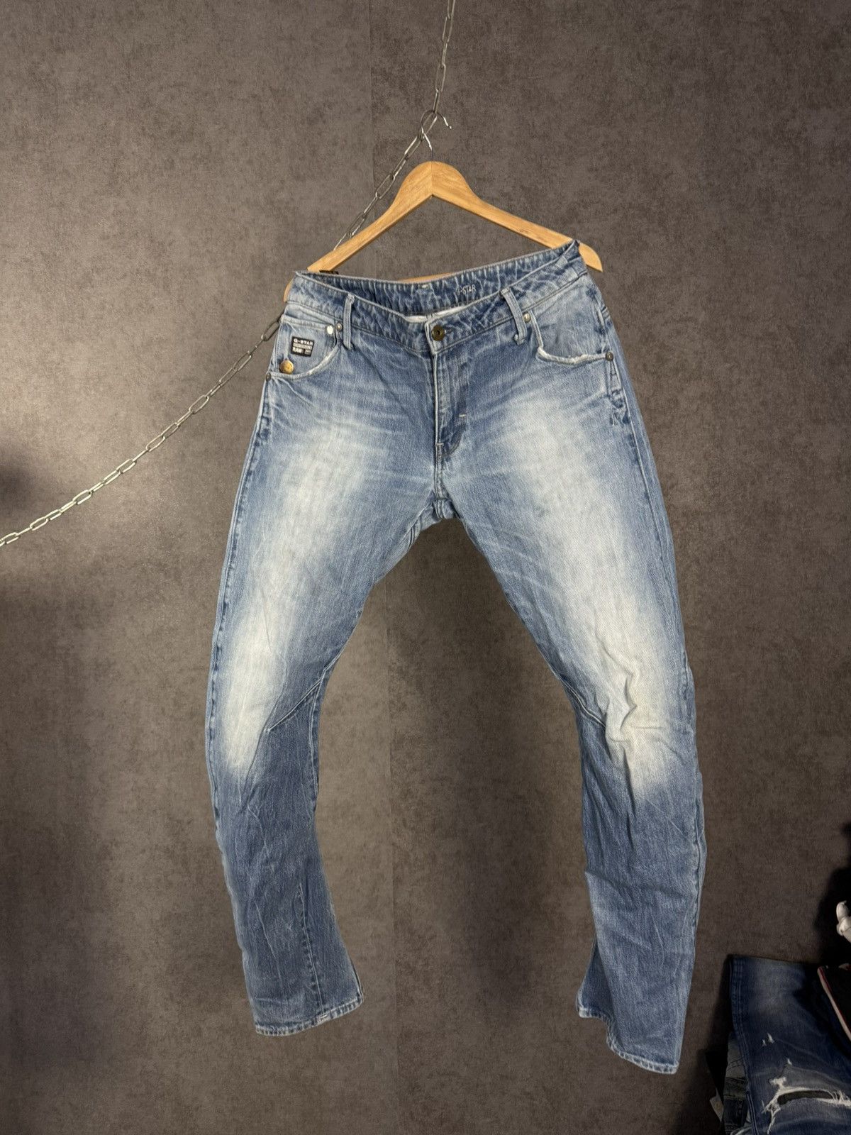 G-Star G Star Raw designer assymmetric jeans Size US 36 / EU 52 - 1 Thumbnail