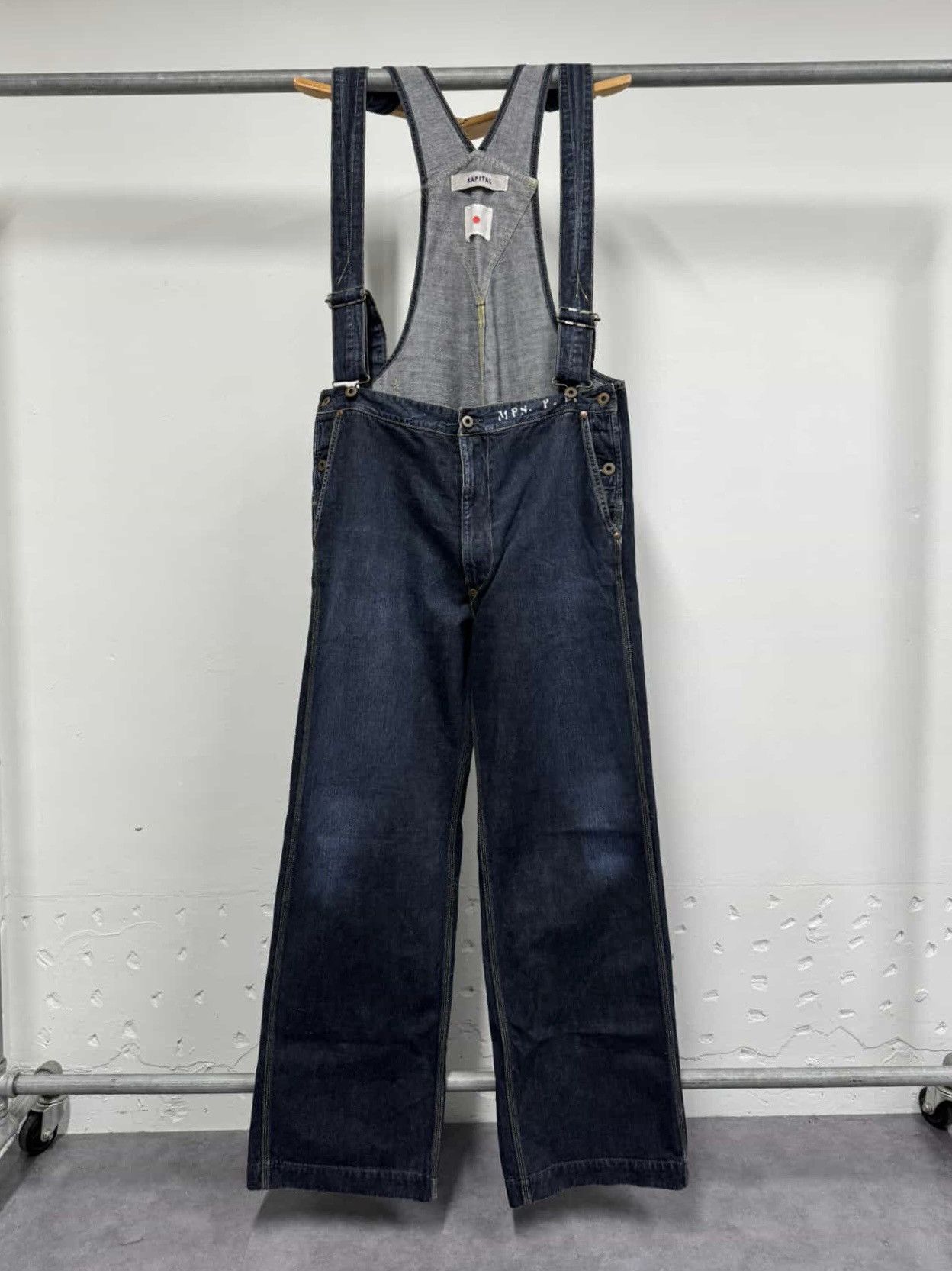 Kapital KAPITAL Japan Denim Overalls Size US 35 - 1 Thumbnail