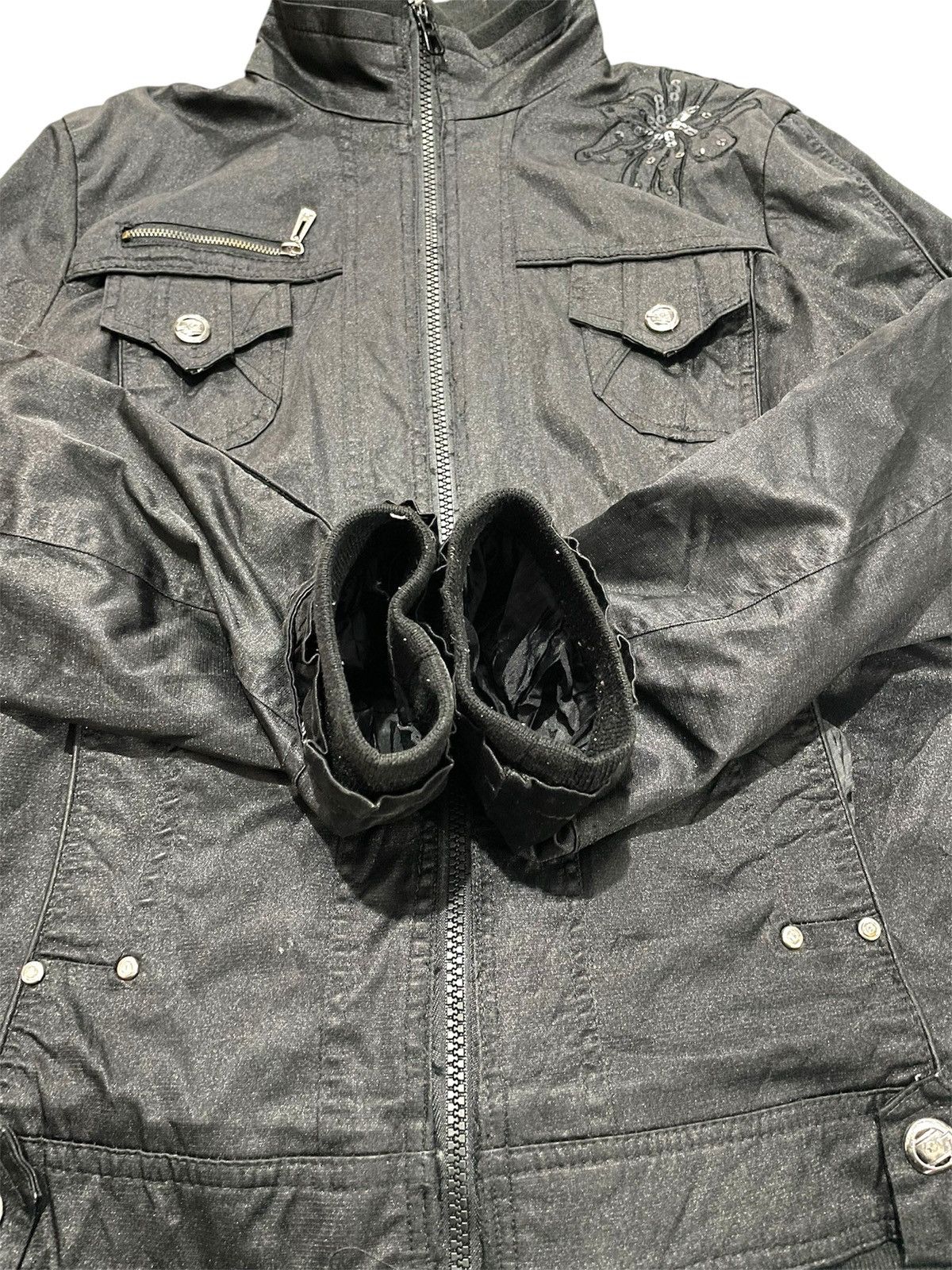 Rick Owens Drkshdw Y-L-WEN - Japanese Jacket Motorcyclist Style lgb Size US M / EU 48-50 / 2 - 7 Thumbnail