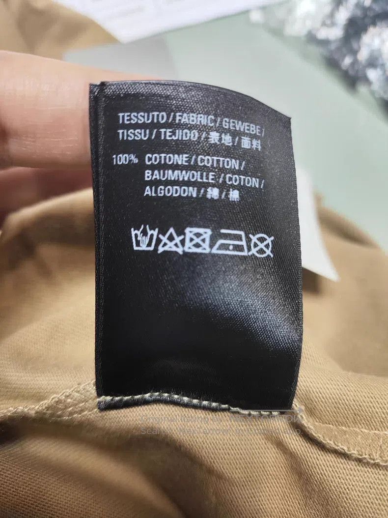 Balenciaga Balenciaga Brown Khaki Letter Short Sleeve Size US S / EU 44-46 / 1 - 5 Thumbnail