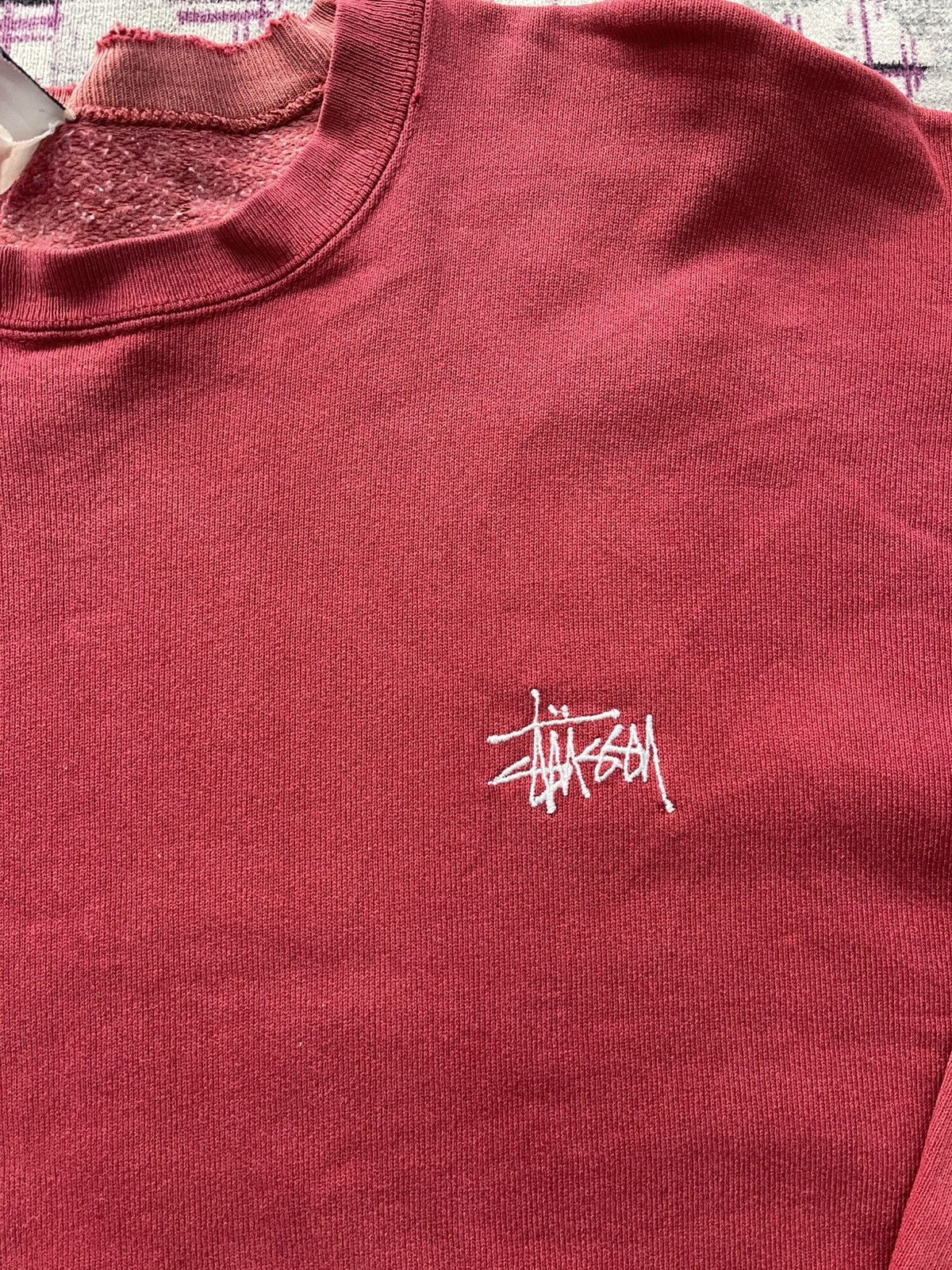 Stussy VINTAGE STUSSY EMBROIDERED SWEATSHIRT VERY RARE Size US L / EU 52-54 / 3 - 2 Thumbnail