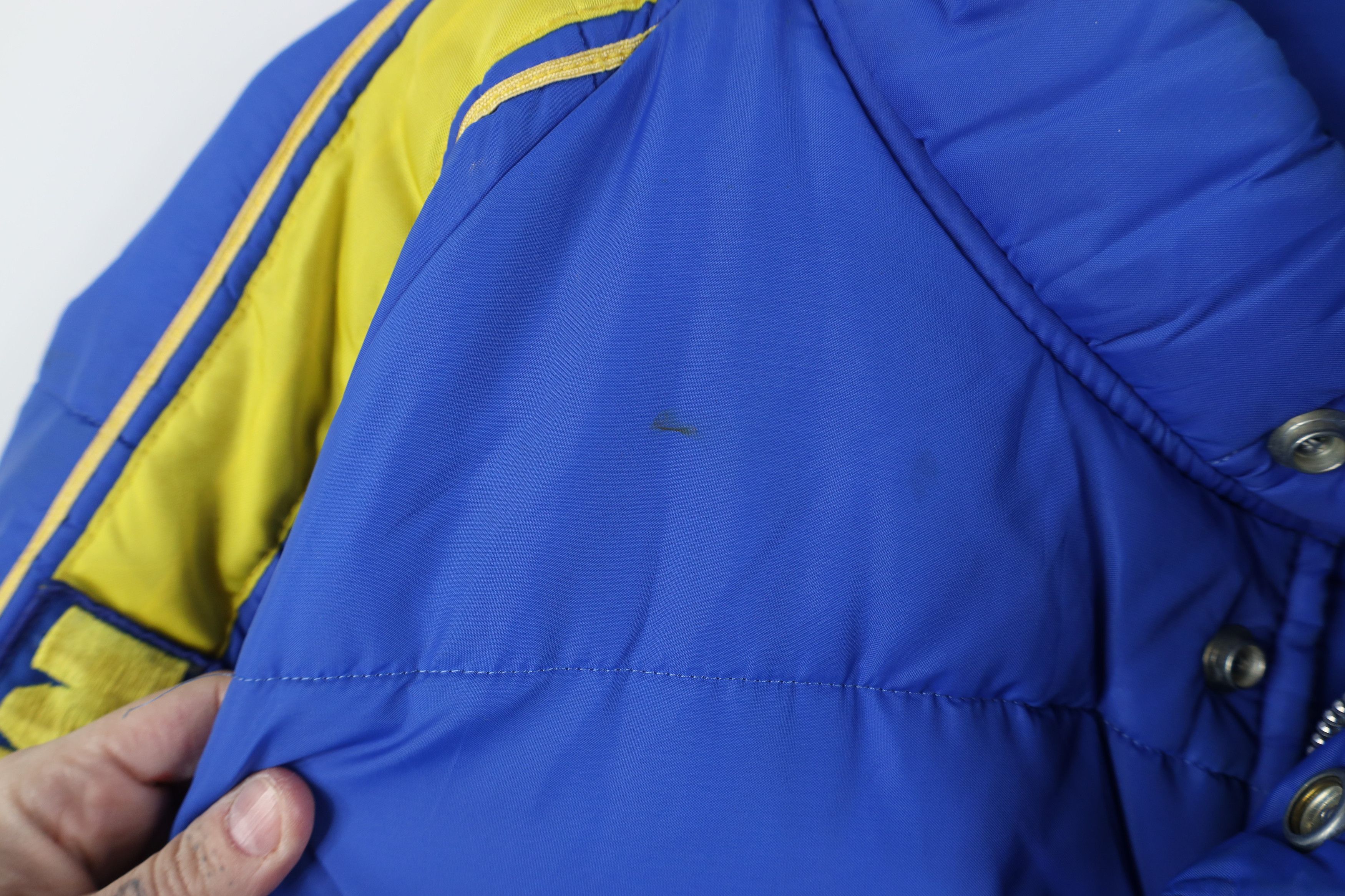 Vintage Vintage 70s Streetwear Michelin Tires Puffer Jacket Blue USA Size US XL / EU 56 / 4 - 6 Thumbnail