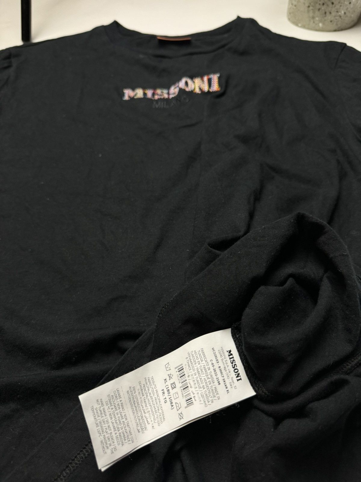 Missoni Rare Missoni Milano T-shirt big logo y2k Size US XL / EU 56 / 4 - 8 Thumbnail
