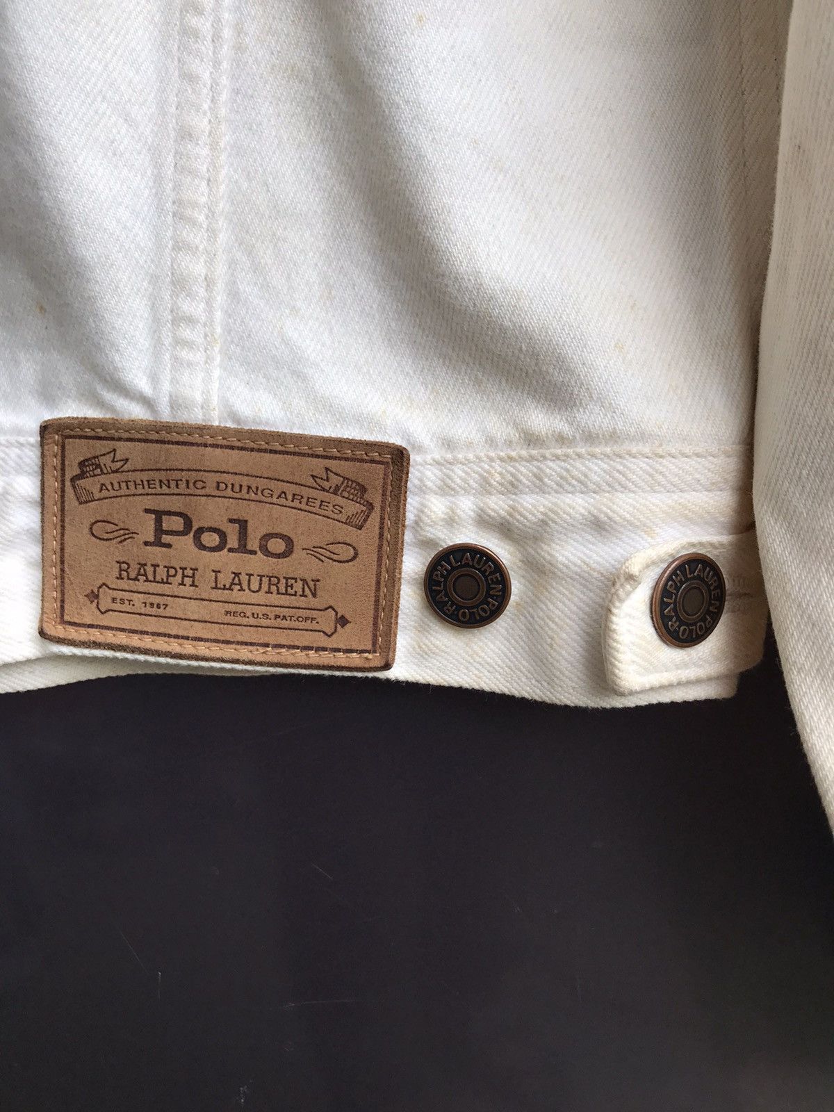 Polo Ralph Lauren Vtg 1992 Polo Ralph Lauren Denim Bear Jacket Size US L / EU 52-54 / 3 - 3 Thumbnail
