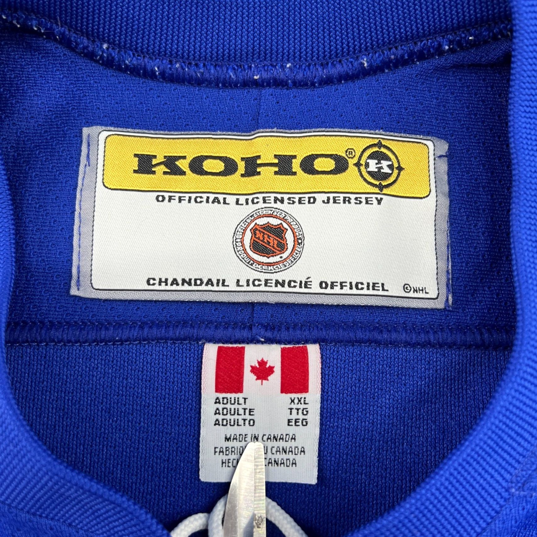 NHL KOHO New York Rangers Ice Hockey Jersey 2XL XXL NHL Shirt Men Blue Vintage Pattern Solid Size US XXL / EU 58 / 5 - 4 Thumbnail
