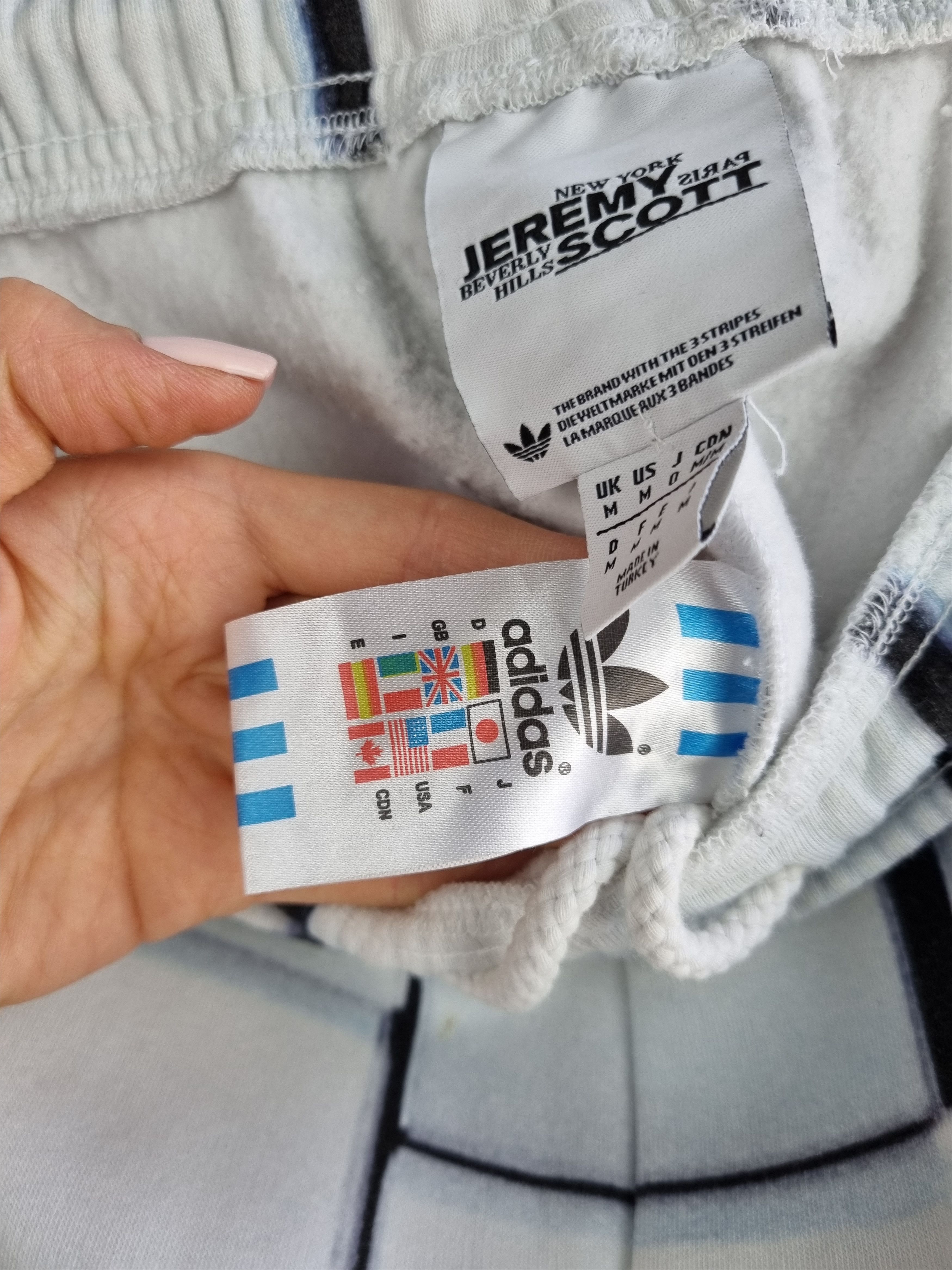 Adidas × Jeremy Scott Jeremy Scott Adidas Monogram Joggers Size US 31 - 3 Thumbnail