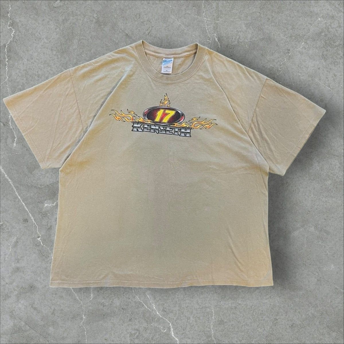 Vintage Matt Kenseth 17 DeWalt Racing NASCAR Flame T shirt Tee Size US XXL / EU 58 / 5 - 3 Thumbnail
