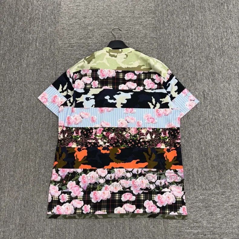 Givenchy Givenchy Floral Patchwork Short Sleeve Size US XXS / EU 40 - 5 Thumbnail