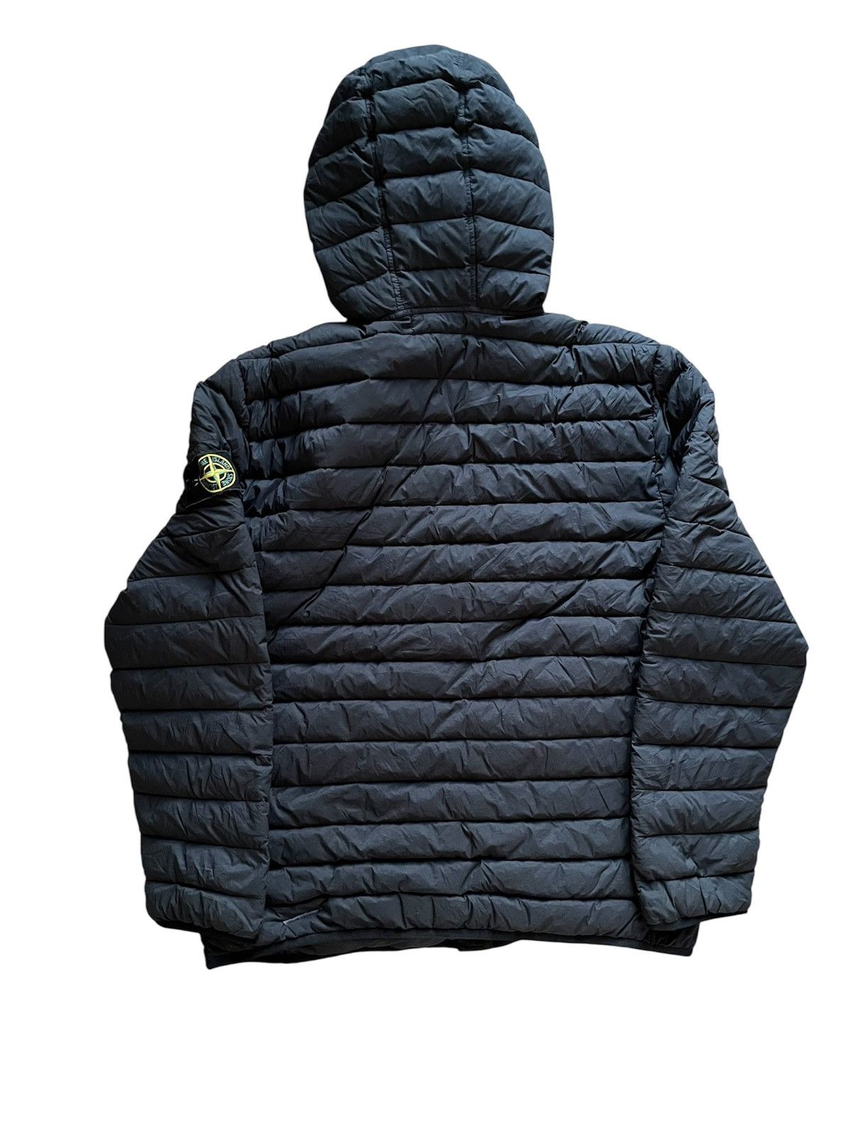 Stone island black light puffer jacket luxury streetwear