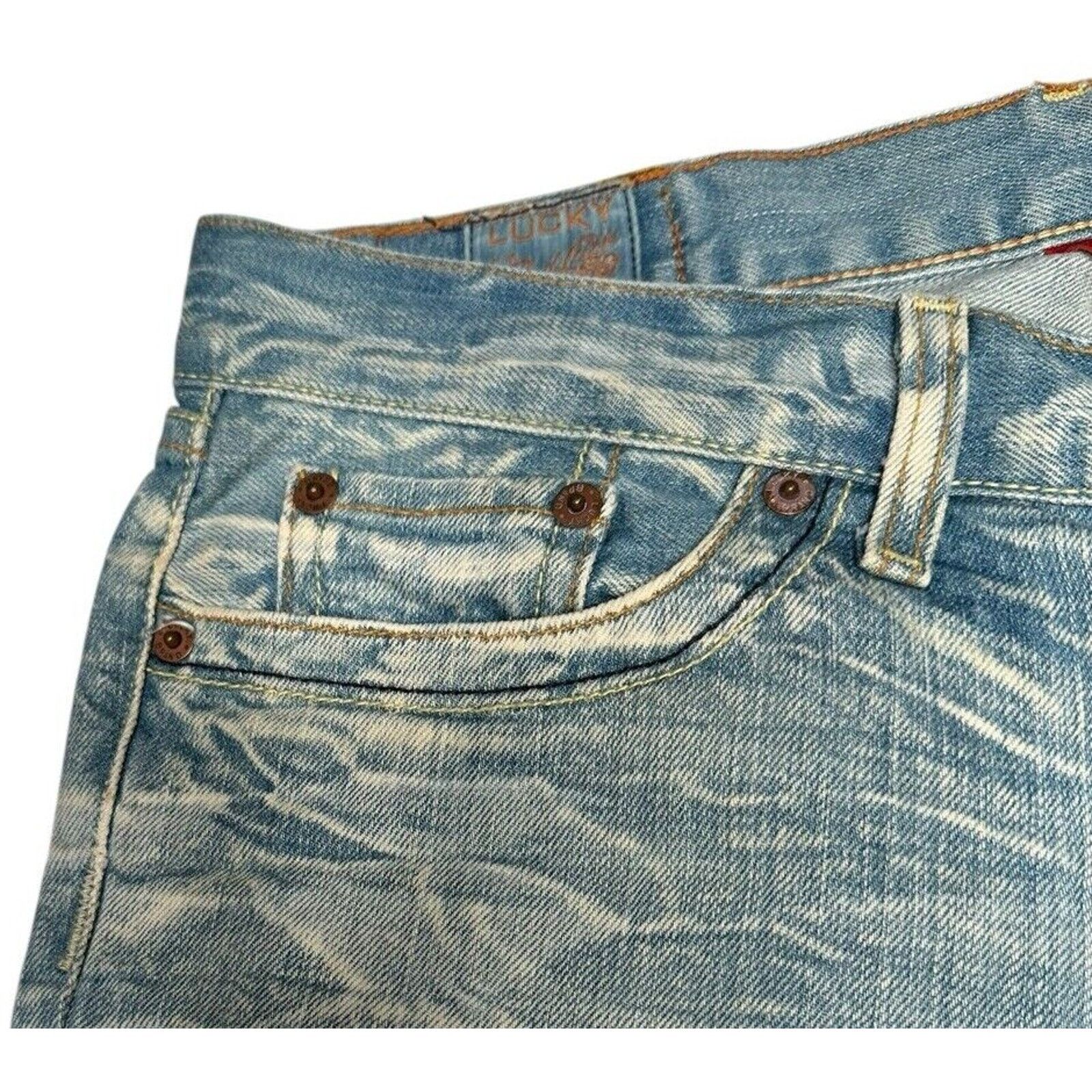 Lucky Brand NEW Lucky Brand Maci Dream Crop Low Rise Capri Jeans 14/32 Size 36" / US 14 / IT 50 - 3 Thumbnail