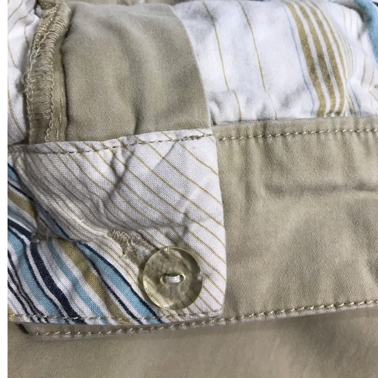 Other Blue Epic Khaki Tan Twill Utility Bermuda Shorts Women 14 Size 36" / US 14 / IT 50 - 7 Thumbnail