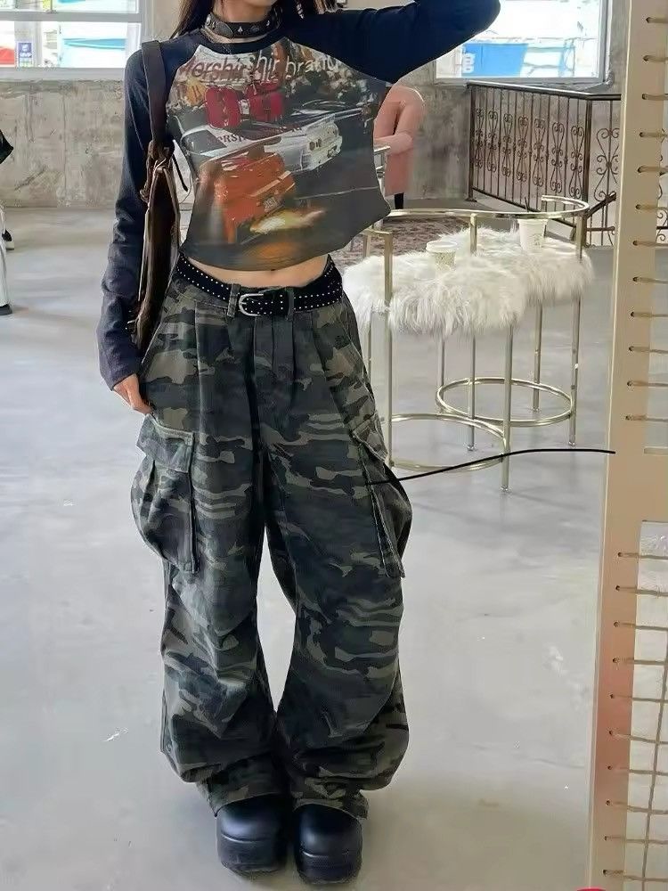 Japanese Brand Camo Cargo Pant Size 34" / US 12 / IT 48 - 8 Thumbnail