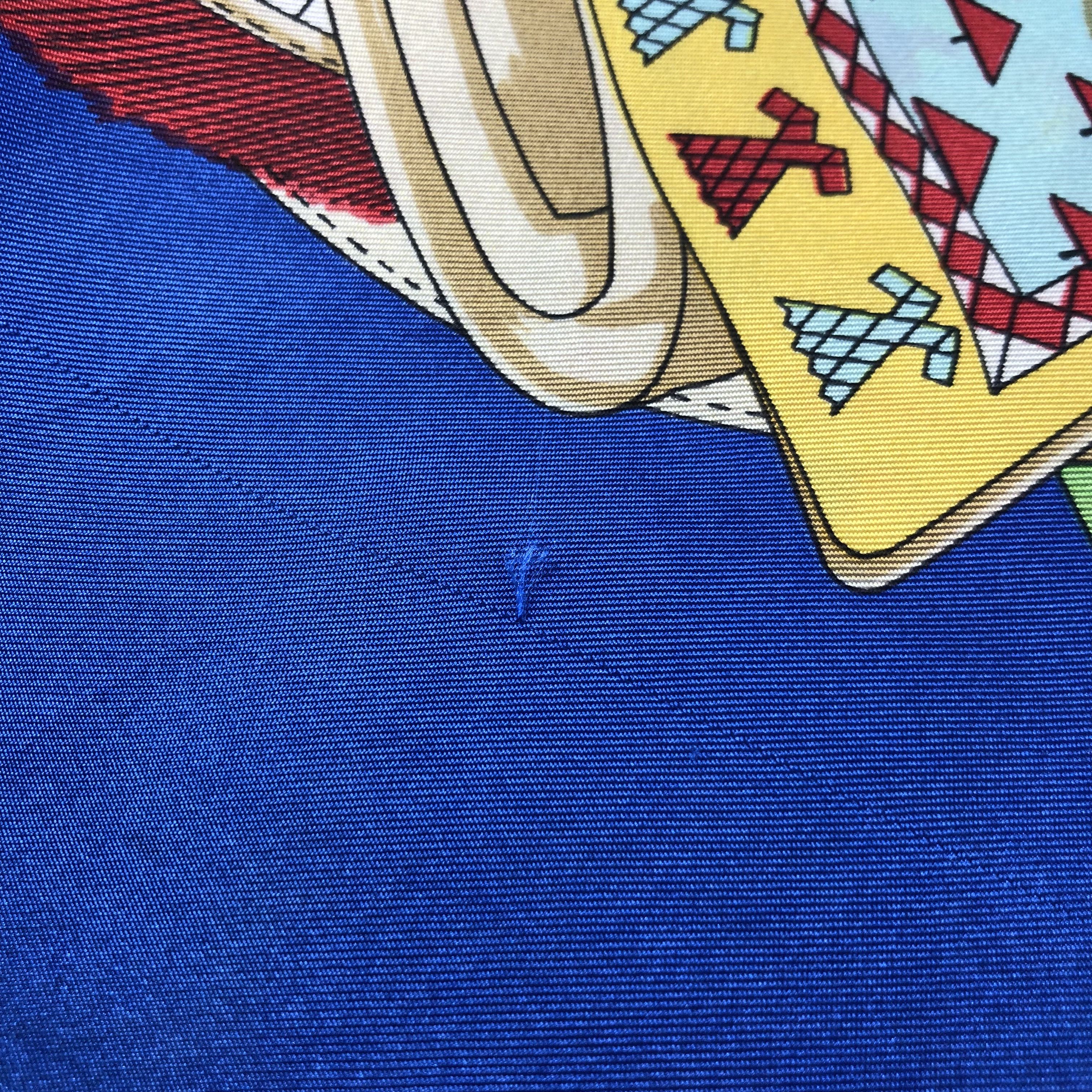 Japanese Brand Vintage Rodier Luxury Hand Rolled Silk Scarf M490 Size ONE SIZE - 8 Thumbnail