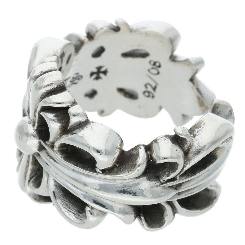 Chrome Hearts Chrome Hearts Double Floral Cloth Silver Ring Size ONE SIZE - 5 Thumbnail