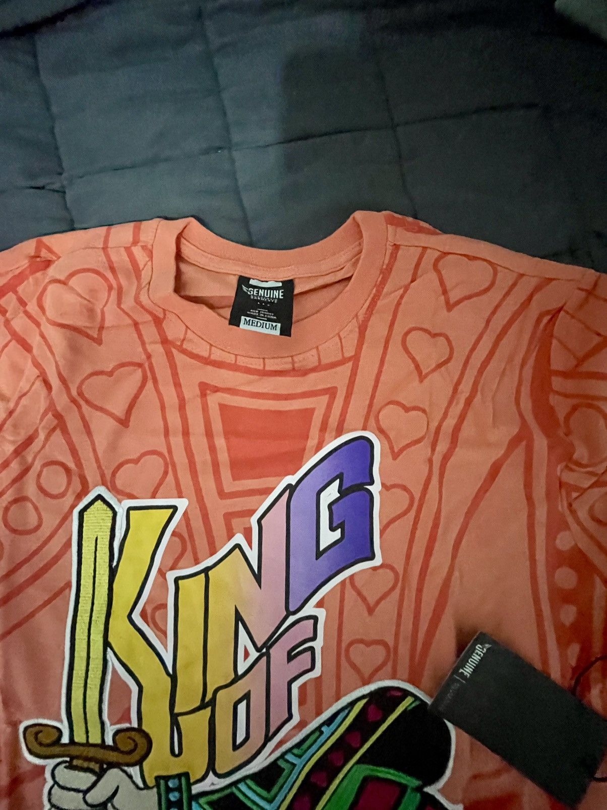 Other The GENUINE authentic coral color King of Hearts Size US M / EU 48-50 / 2 - 5 Thumbnail