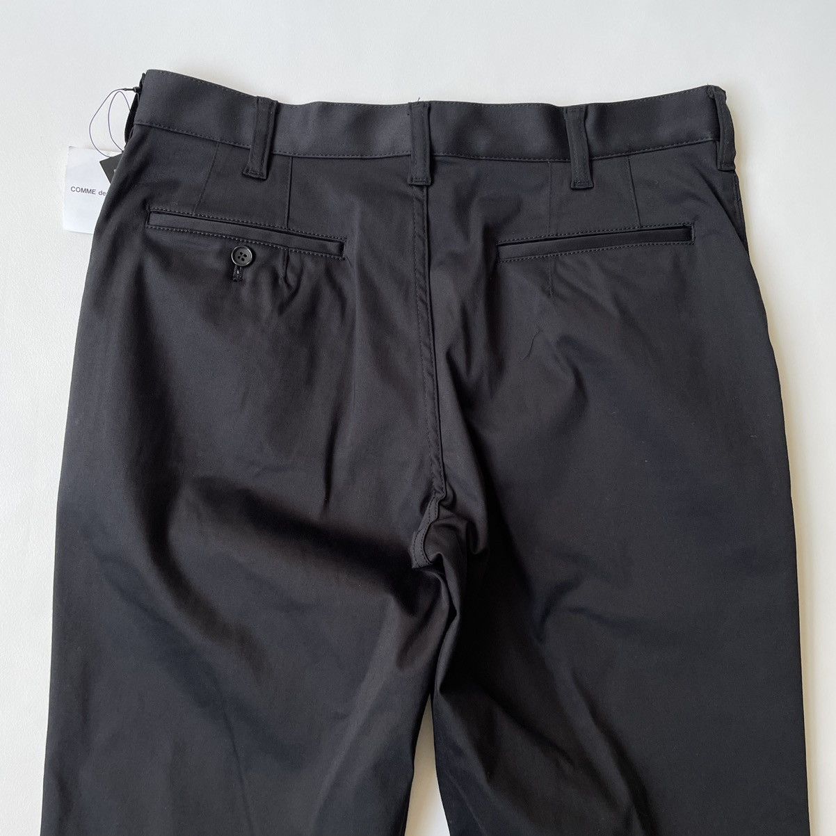 Comme des Garcons S/S 12 Black Satin/Cotton Pants Size US 32 / EU 48 - 13 Thumbnail