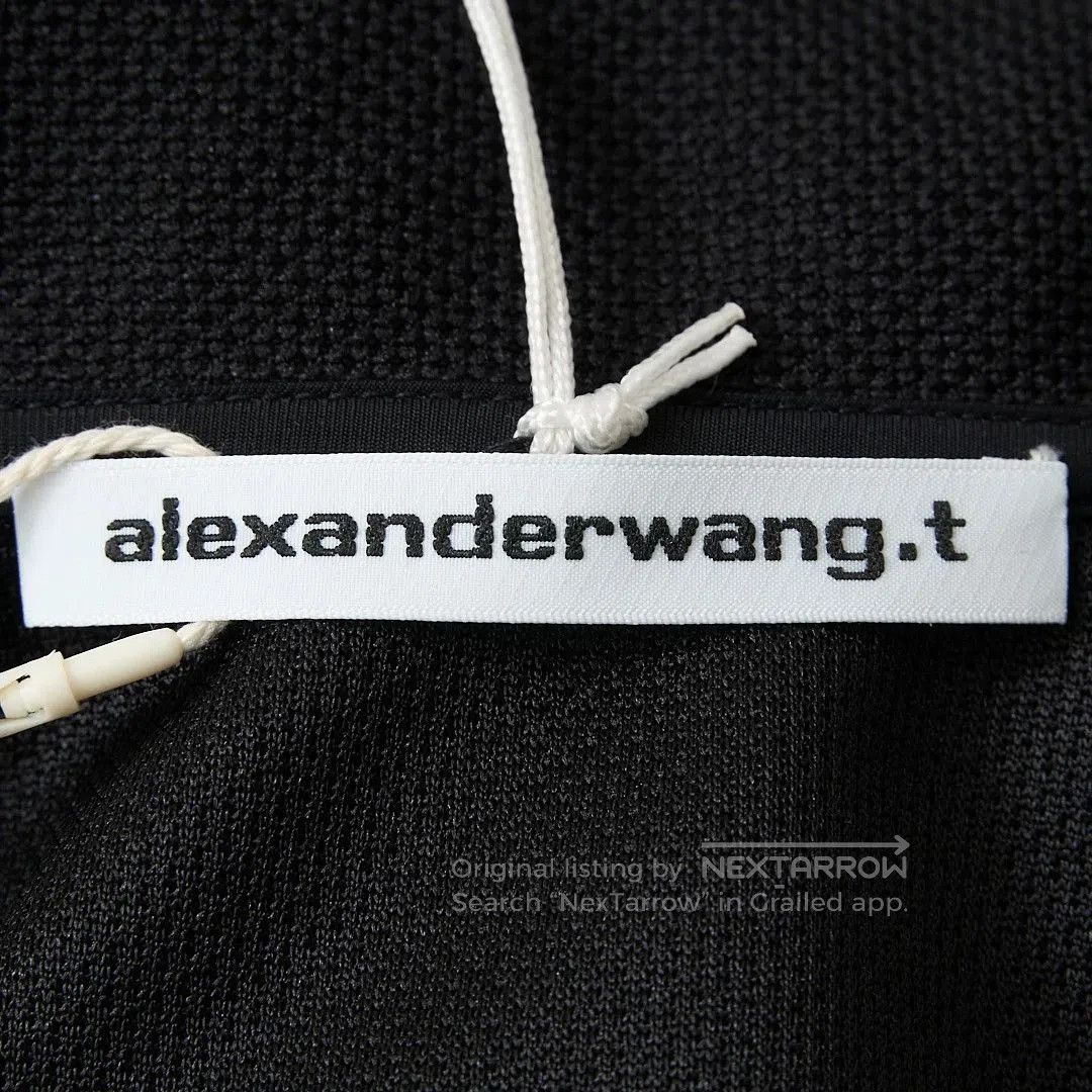 Alexander Wang Alexander Wang Striped Ribbon Stand Collar Coat. Size M / US 6-8 / IT 42-44 - 6 Thumbnail