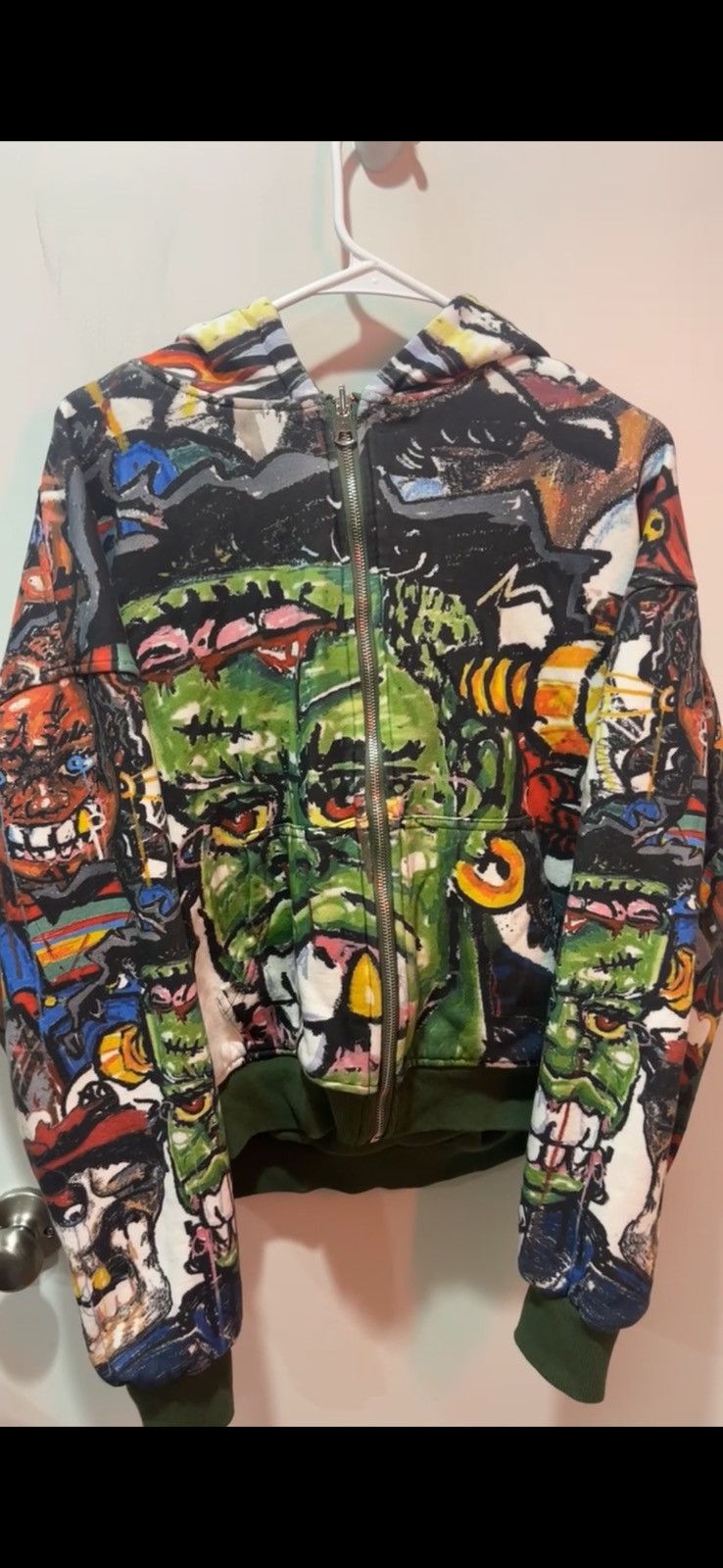Other Vxmee X Plus One Reversible Green Frankenstein Zipup Size US M / EU 48-50 / 2 - 1 Thumbnail