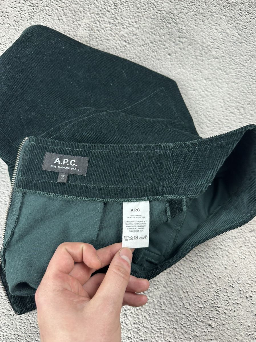 A.P.C. Vintage A.P.C Corduroy Velvet Skirt Old Money Style Classic Size 27" / US 4 / IT 40 - 9 Thumbnail
