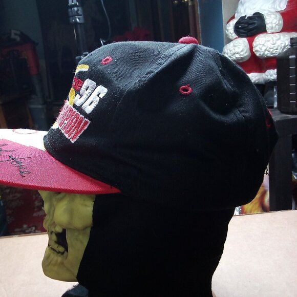 Vintage DS Vintage John Force World Champion 1996 Snap Back Hat Size ONE SIZE - 3 Thumbnail