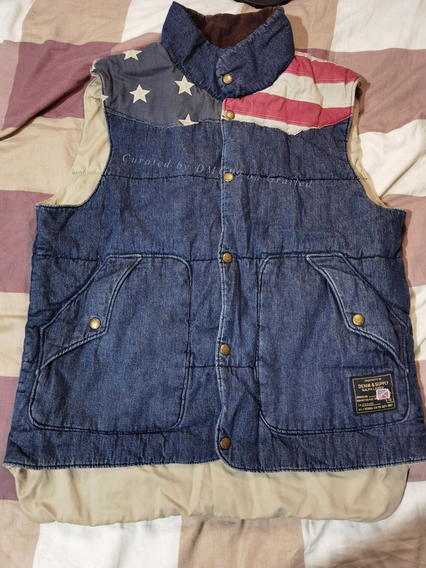 RRL Ralph Lauren RRL Ralph Lauren Denim Quilted Vest Size US M / EU 48-50 / 2 - 1 Thumbnail