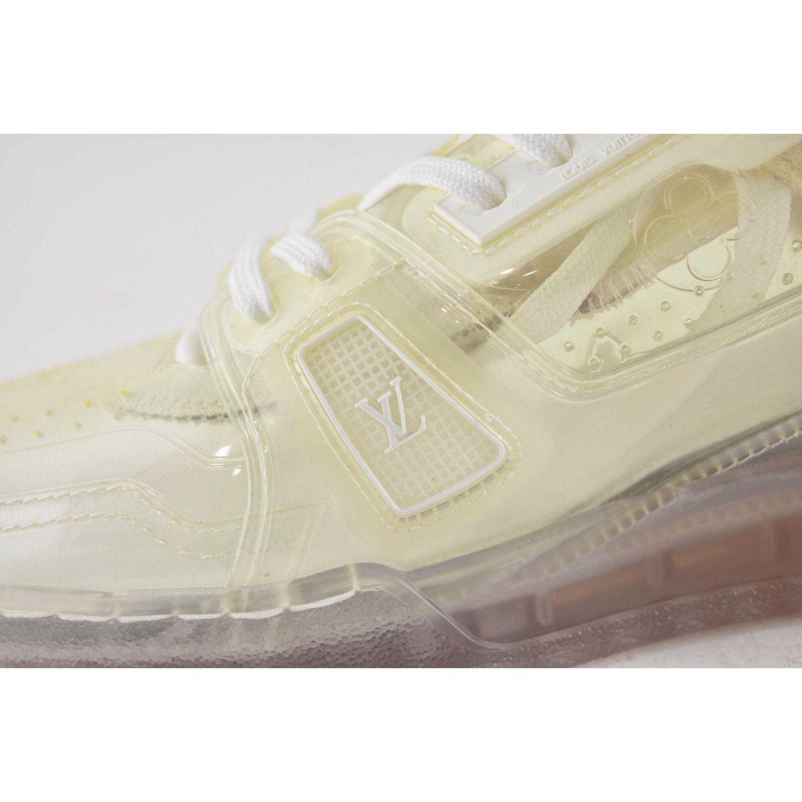 Louis Vuitton Louis Vuitton Transparent Clear PVC Logo Low Top Trainer Size US 9 / EU 42 - 9 Thumbnail