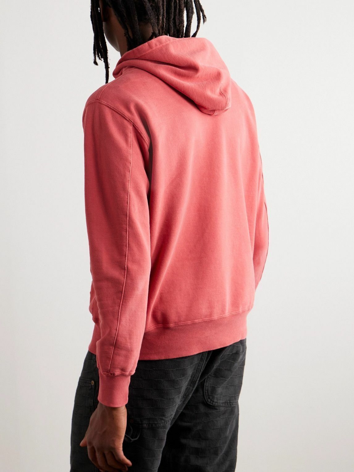 Japanese Brand × Remi Relief × Vintage Remi Relief Vintage Processed Hoodie Faded Red Size US S / EU 44-46 / 1 - 15 Thumbnail