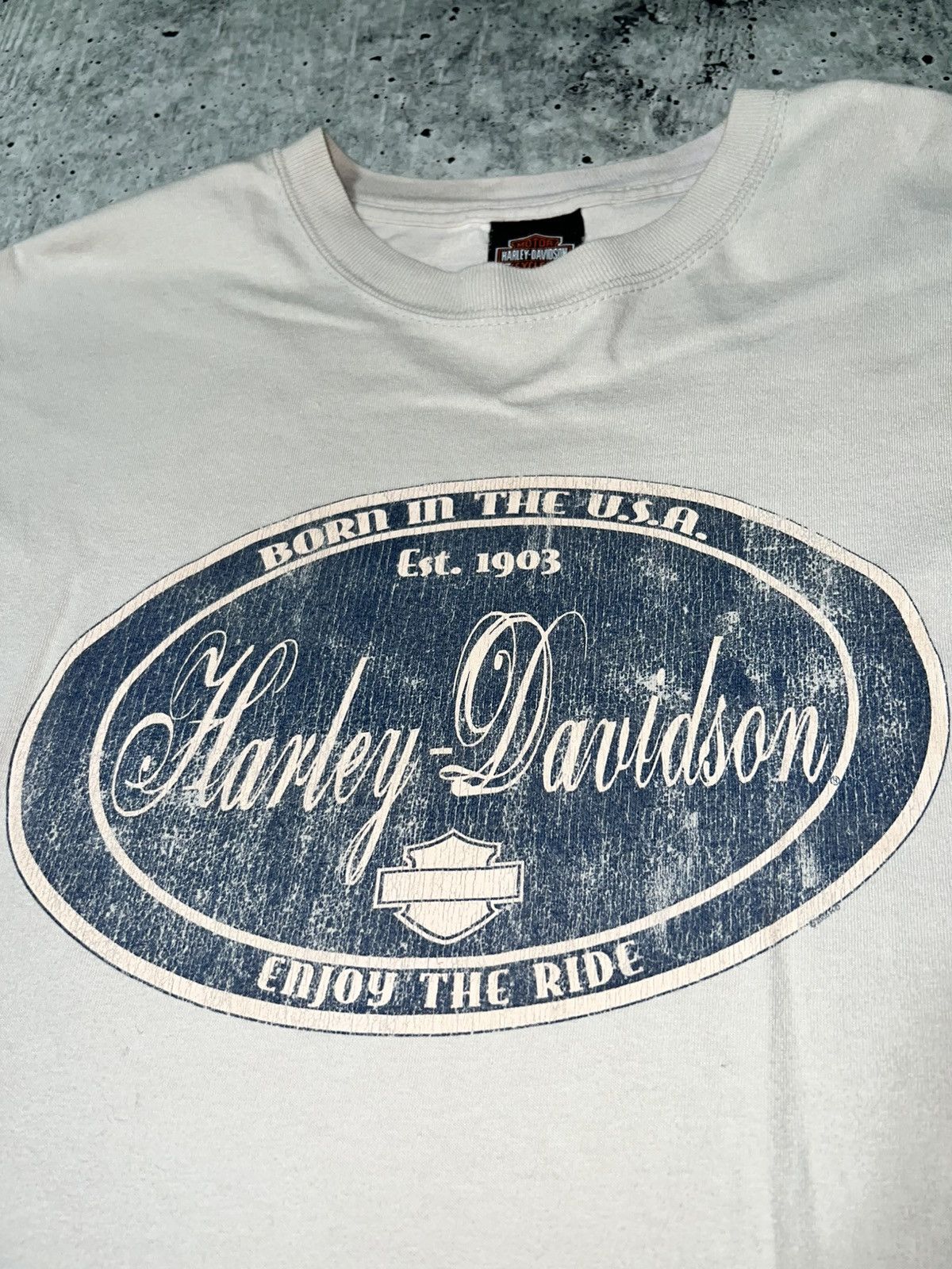 Harley Davidson Crazy Vintage Y2K Harley Davidson Graphic Tee Size US XL / EU 56 / 4 - 5 Thumbnail