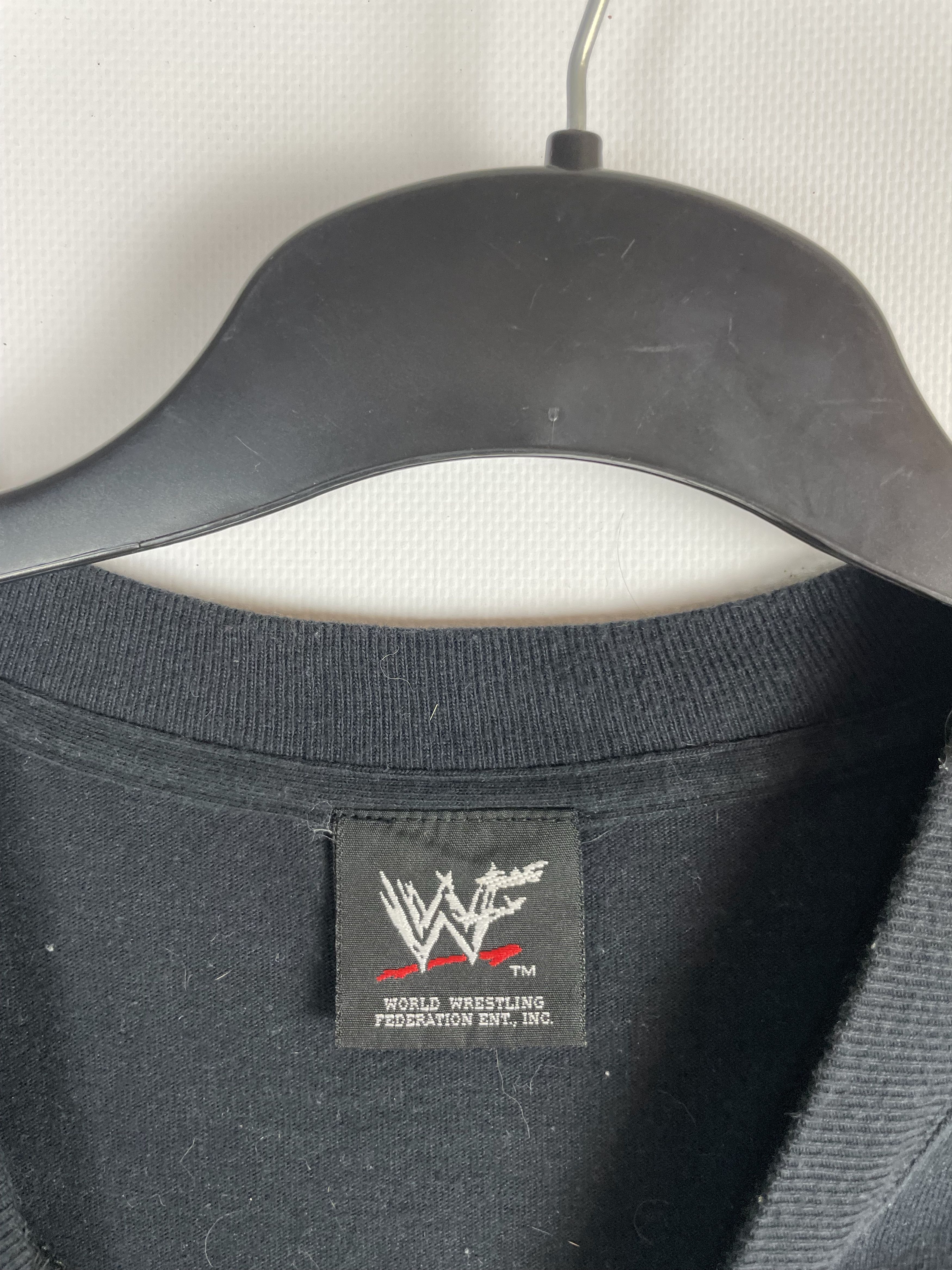 Vintage Vintage 2001 The Undertaker Biker ABMC WWE Black Tee Size US XL / EU 56 / 4 - 6 Thumbnail