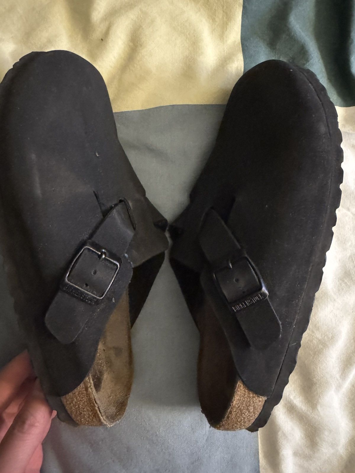 Birkenstock Birkenstock Boston Black Suede Size US 7 / EU 40 - 5 Thumbnail