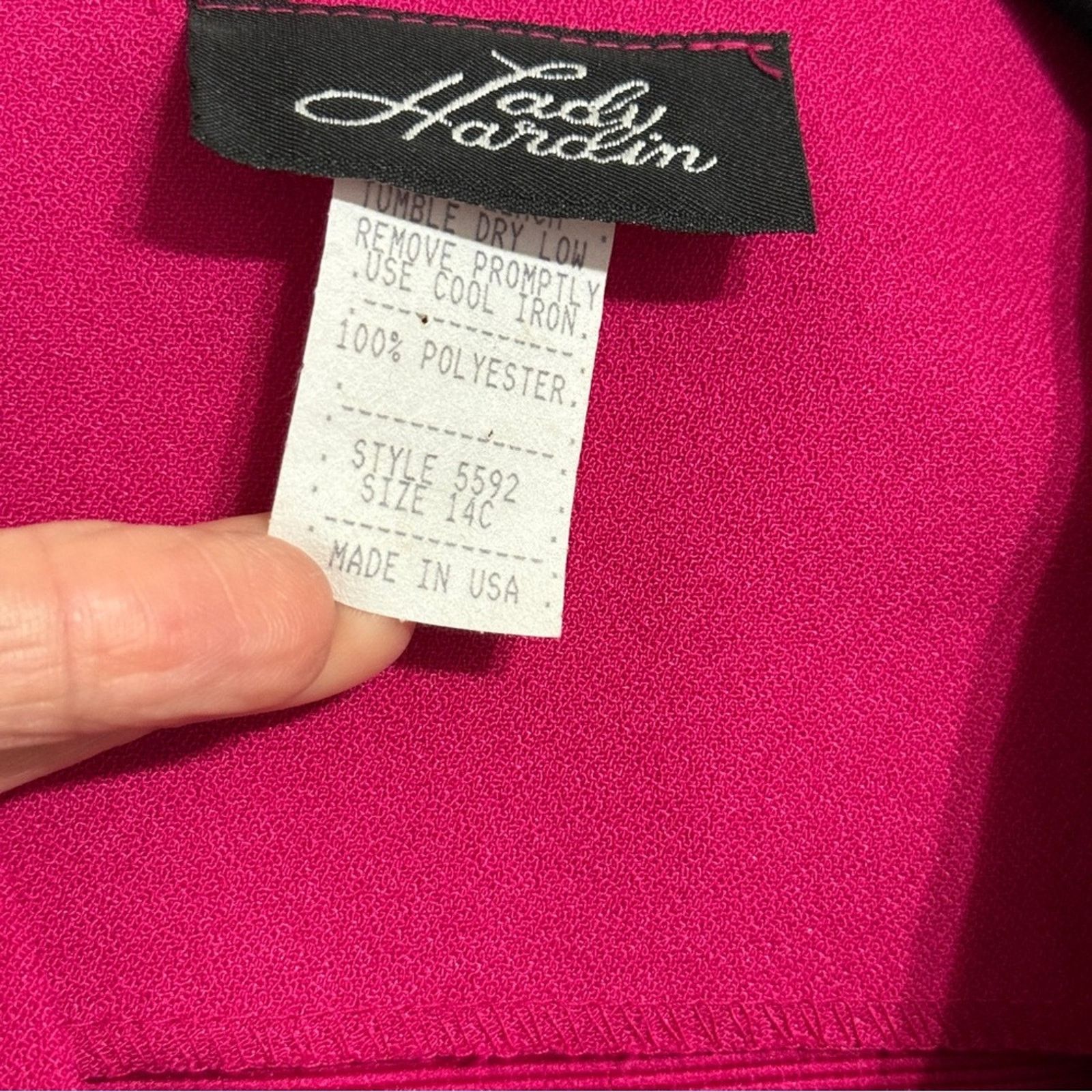 Other Vintage90s Double Breast Blazer Pockets Career Pink Size 14 Size XL / US 12-14 / IT 48-50 - 3 Thumbnail