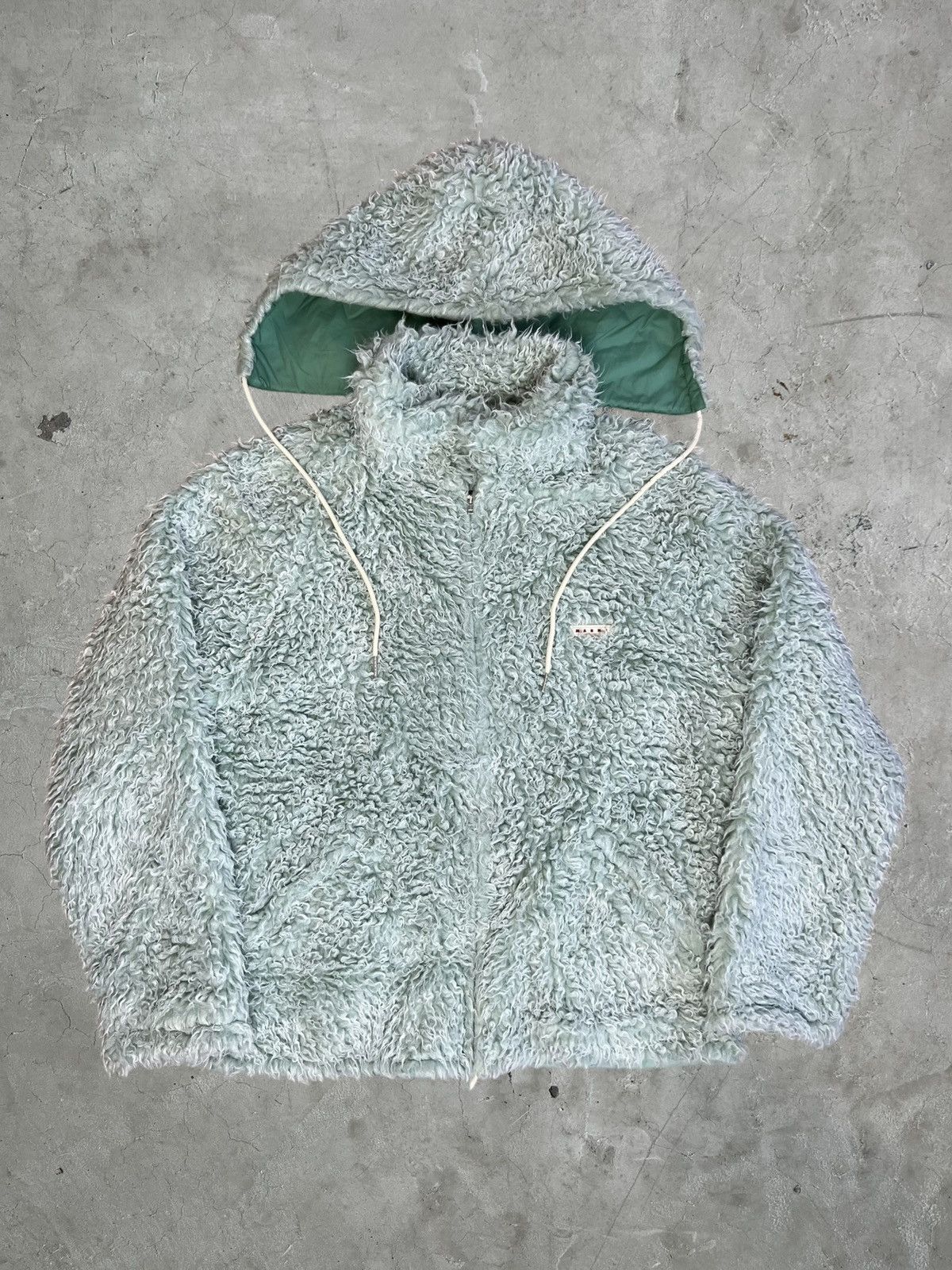 Marni Shaggy Faux Fur Jacket