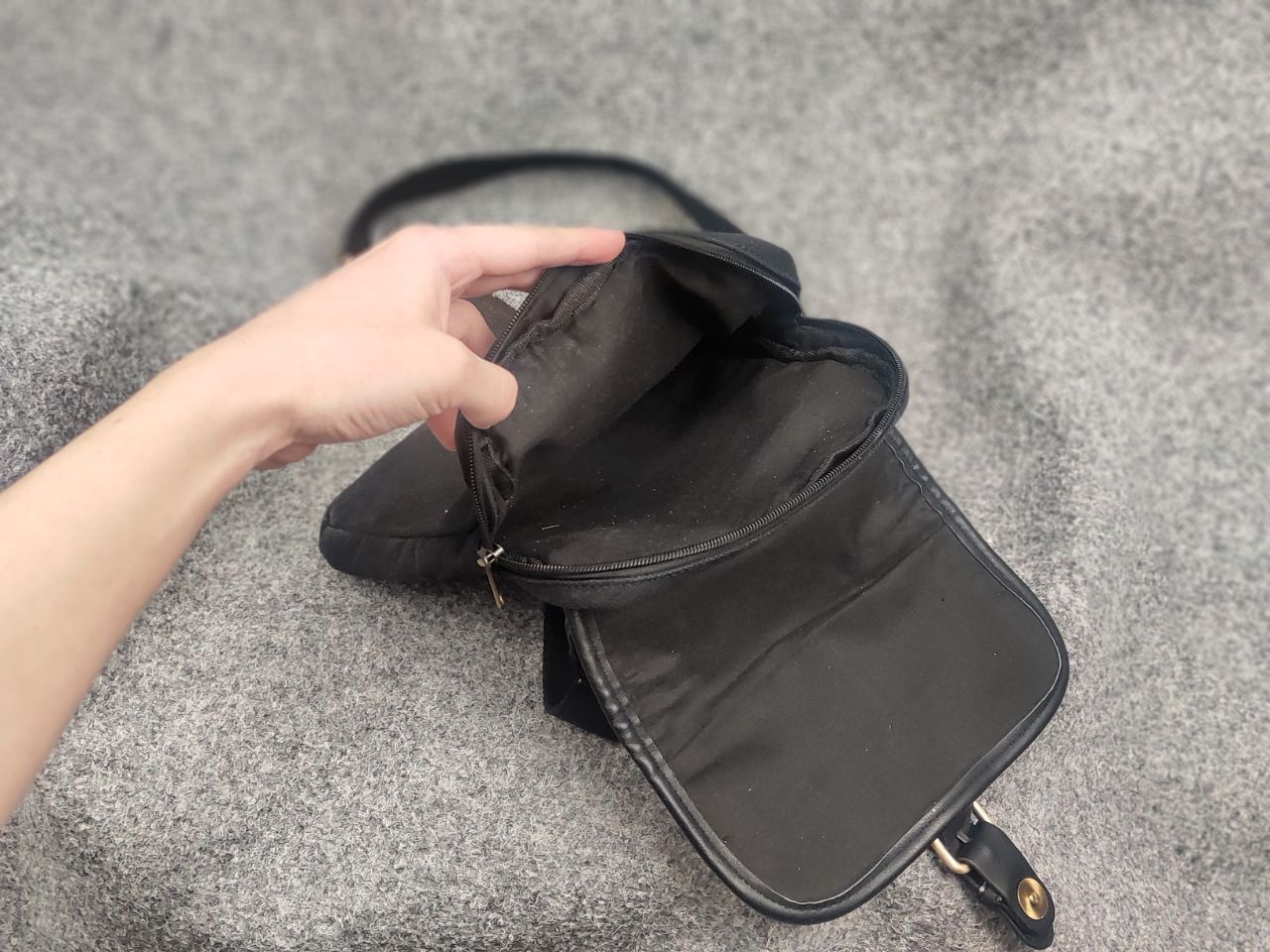 Harris Tweed Vintage Harris Tweed compact messenger bag over the shoulder Size ONE SIZE - 20 Thumbnail