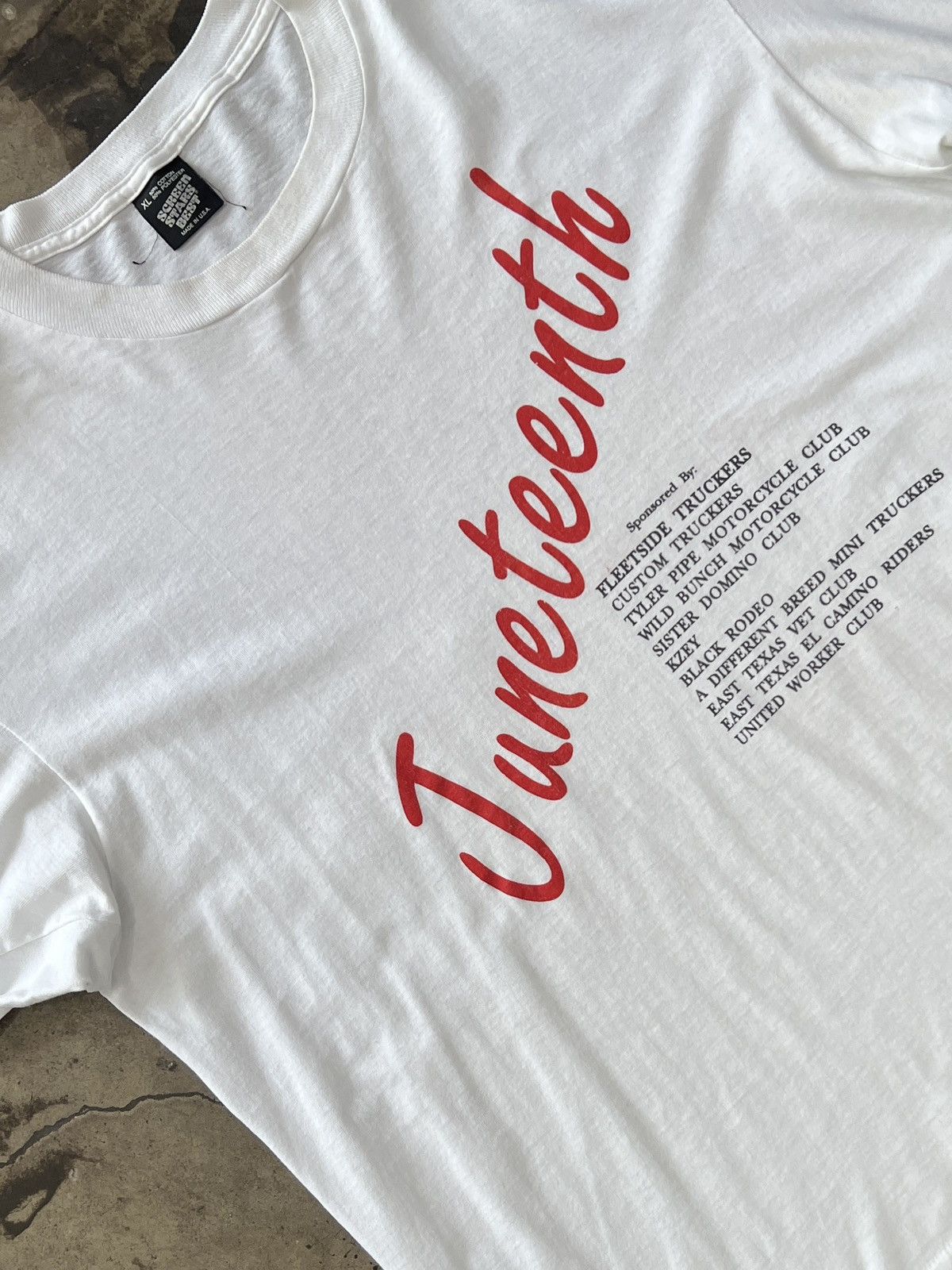 Vintage Vintage 90s Juneteenth Can We Get Along Social Justice XL Size US XL / EU 56 / 4 - 2 Thumbnail