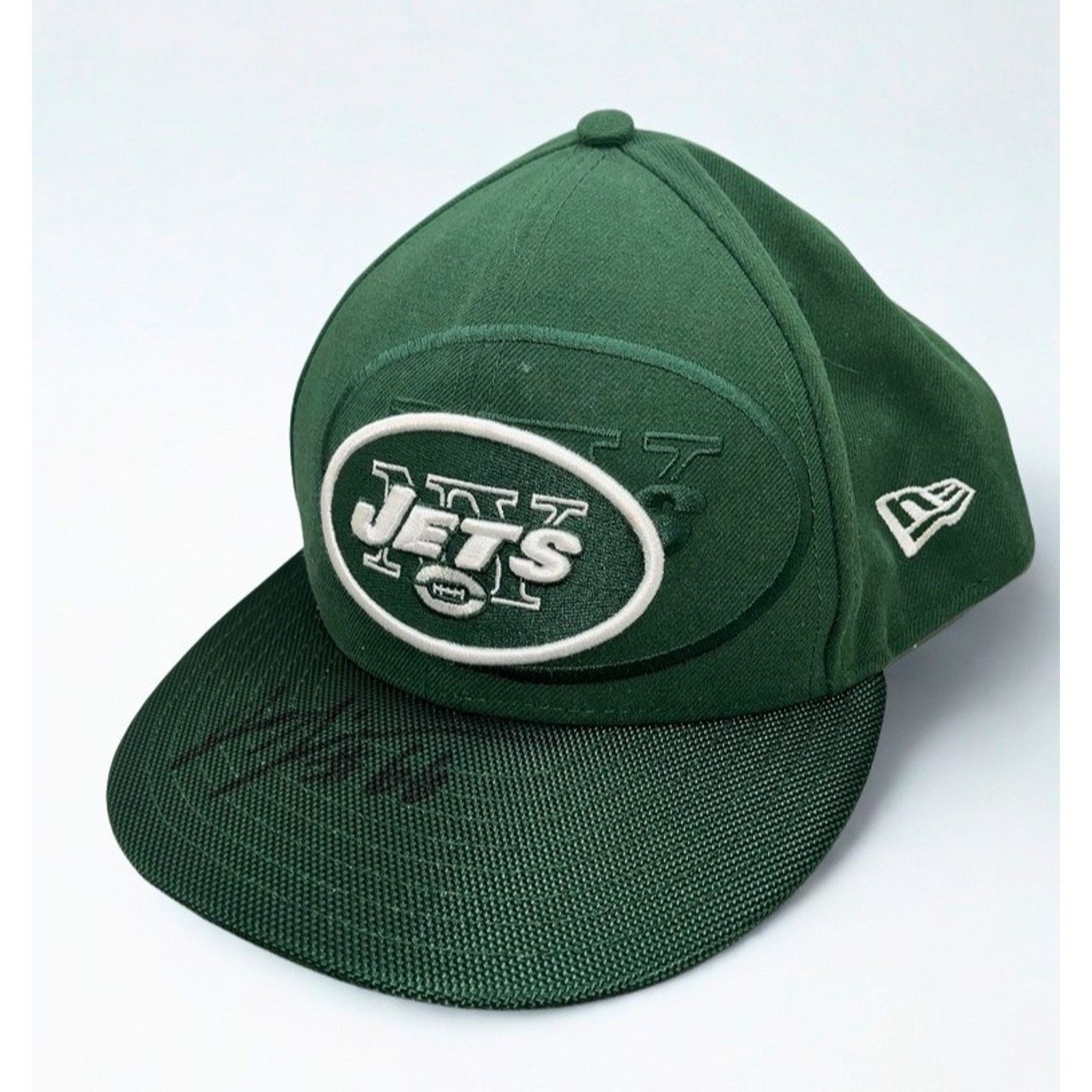 New Era New York Jets Joe Tippmann Signed 59FIFTY Fitted Hat 7 3/4 Size ONE SIZE - 7 Thumbnail